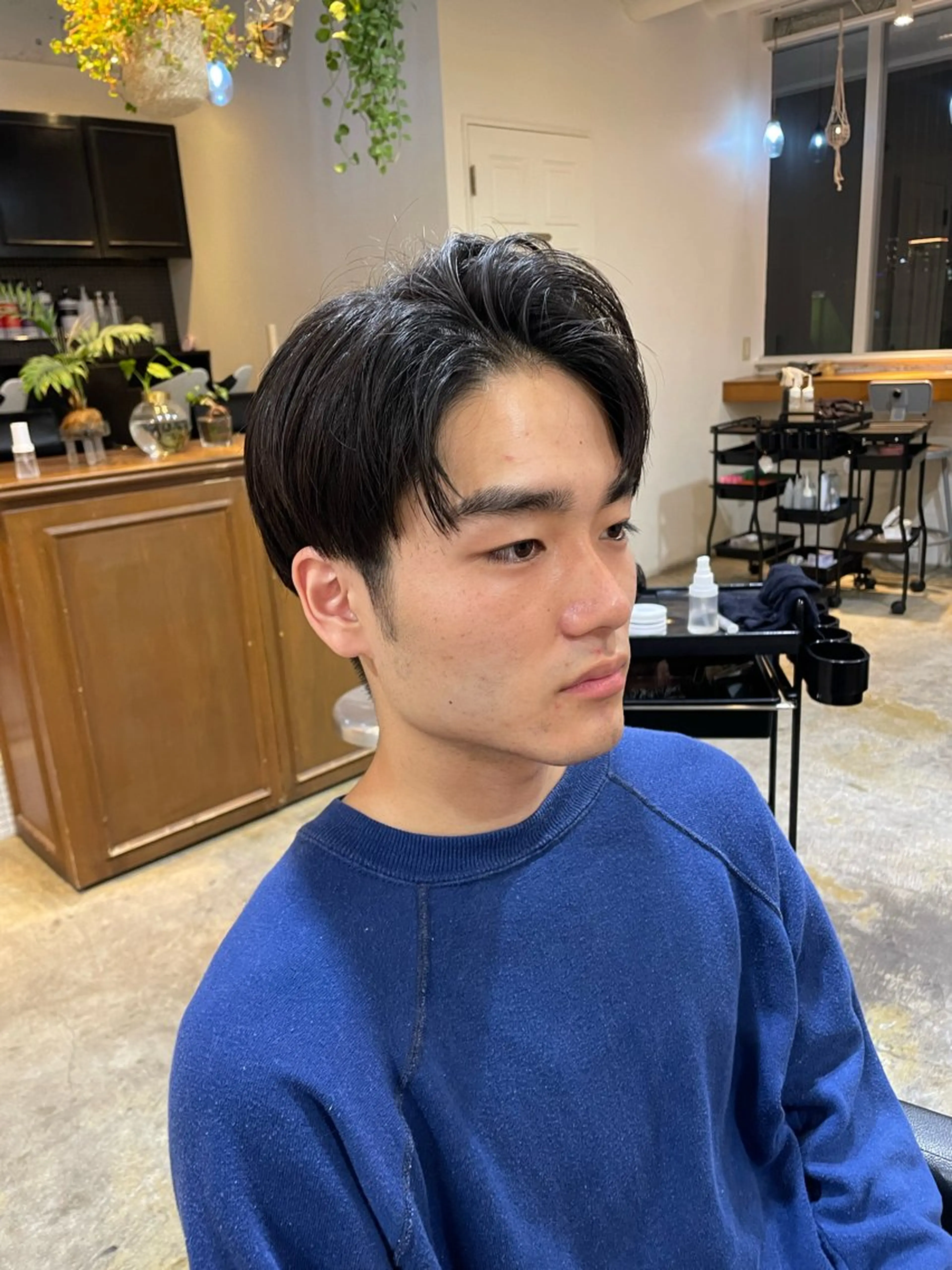 ミディアム メンズ 韓国ヘア/wカラー レイヤー/RIN🎀のヘアスタイル