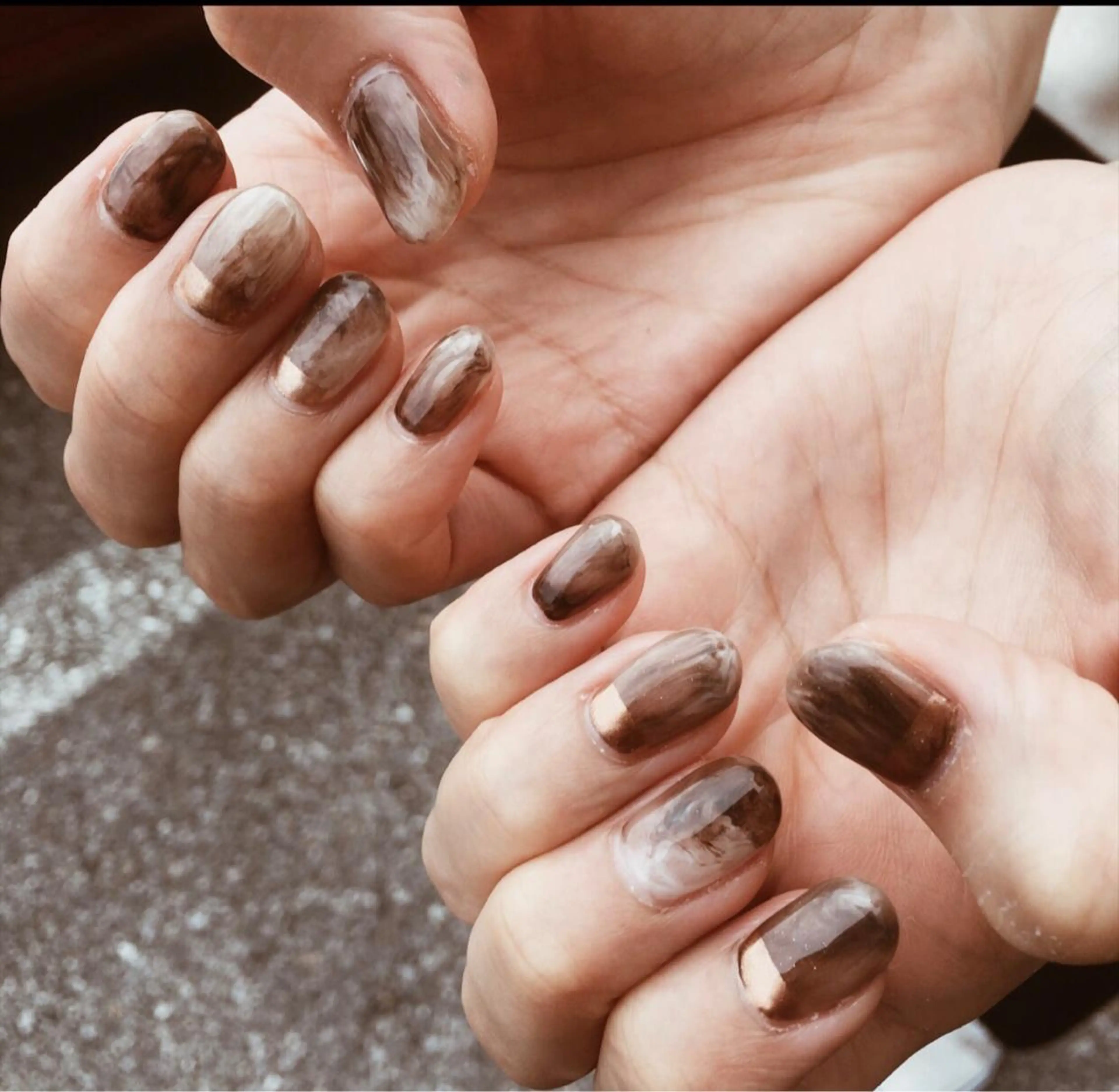 ネイル ニュアンスネイル ハンドネイル フットネイル レアアロハ宇都宮 /ネイル.スクールのネイルデザイン