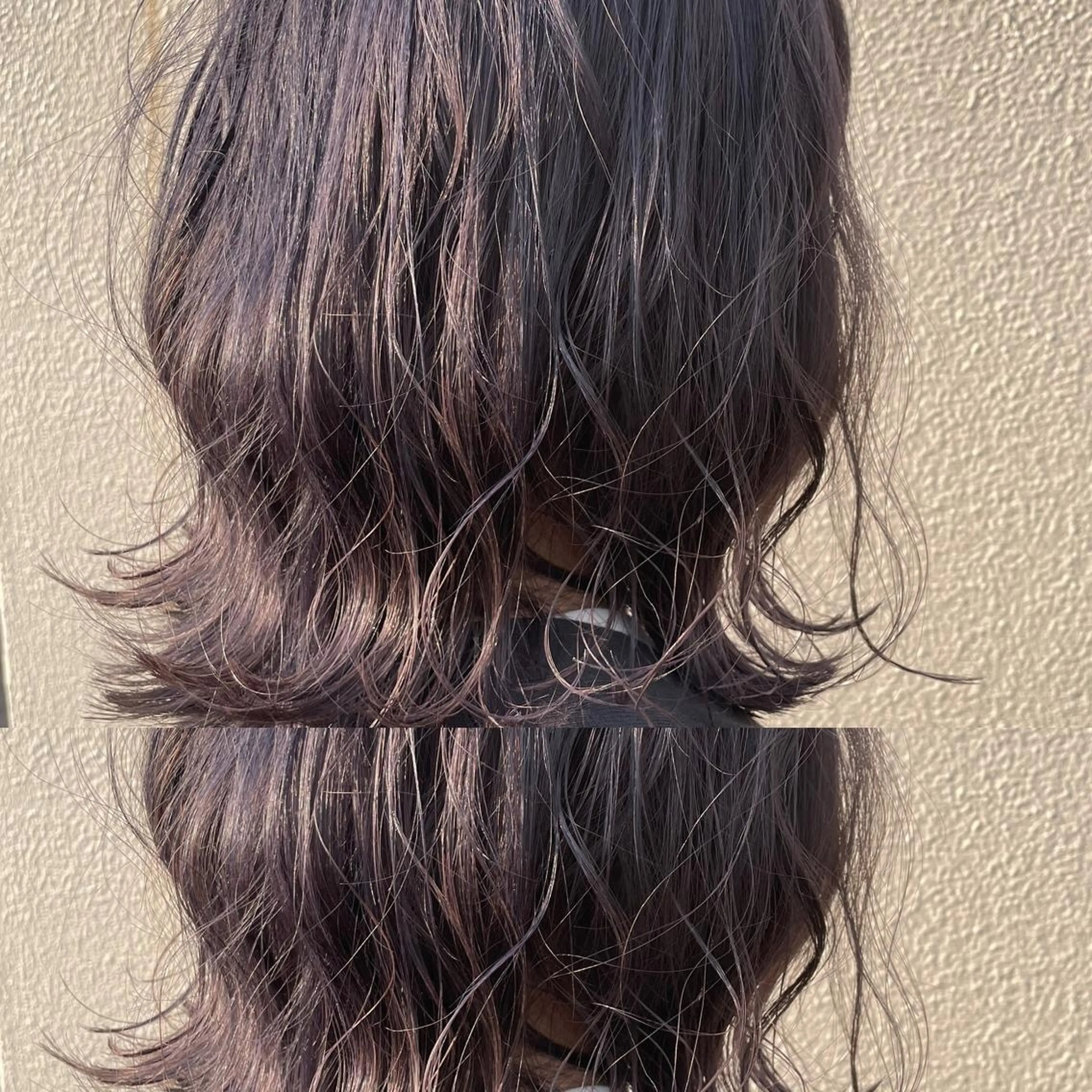 ミディアム カラー ラベンダーカラー ラベンダーグレー tocca八王子 AYAKAのヘアスタイル