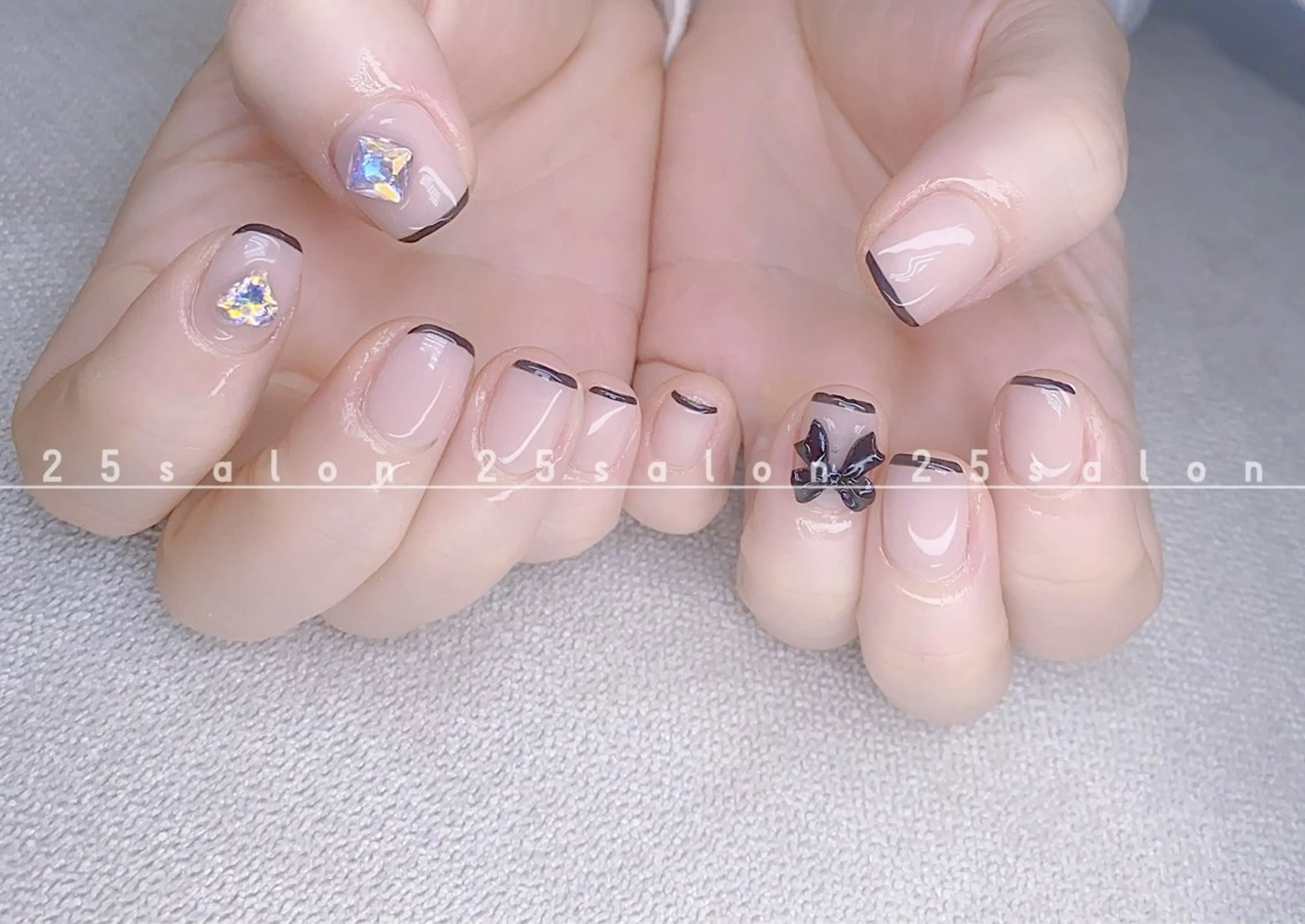 ネイル オーロラネイル チークネイル フットネイル フレンチネイル ジェルネイル 2 5のマツエク・マツパデザイン