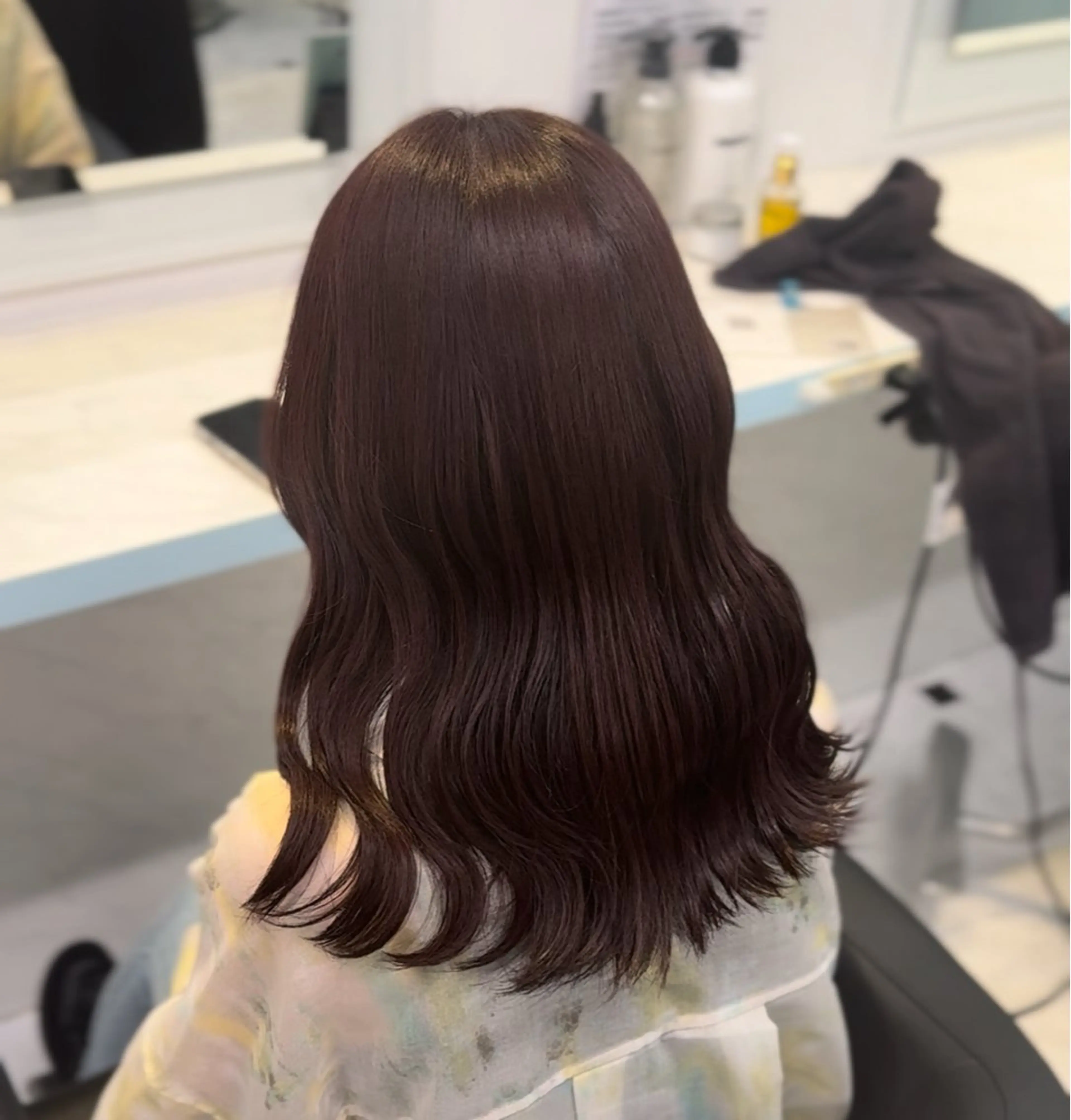 カラー ヘアカラー トリートメント ヘアセット NANA💓韓国ヘア /レイヤー/暖色💓のヘアスタイル