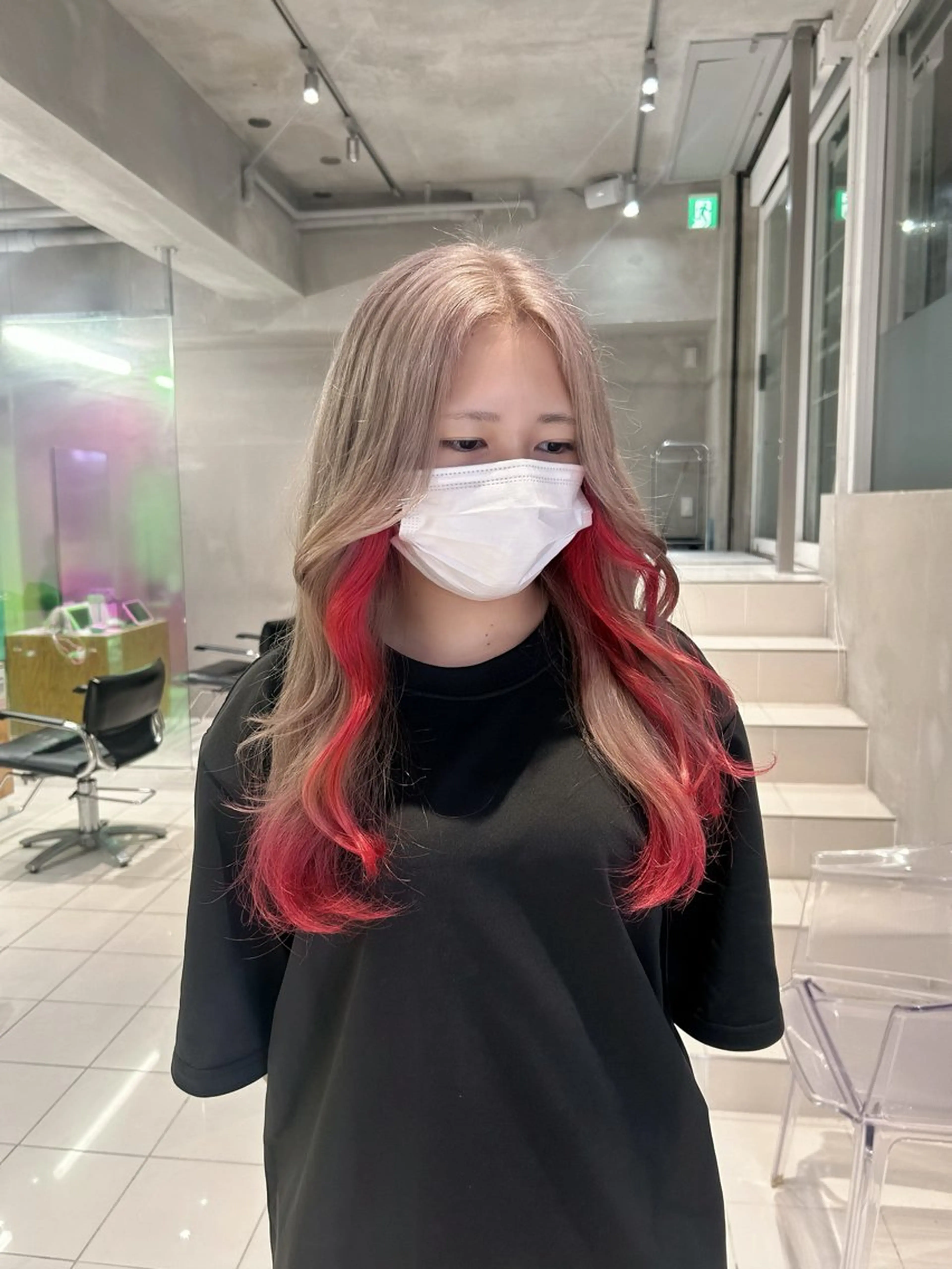 カラー グラデーションカラー ヘアカラー くすみカラー/ブリ ーチ seina★のヘアスタイル