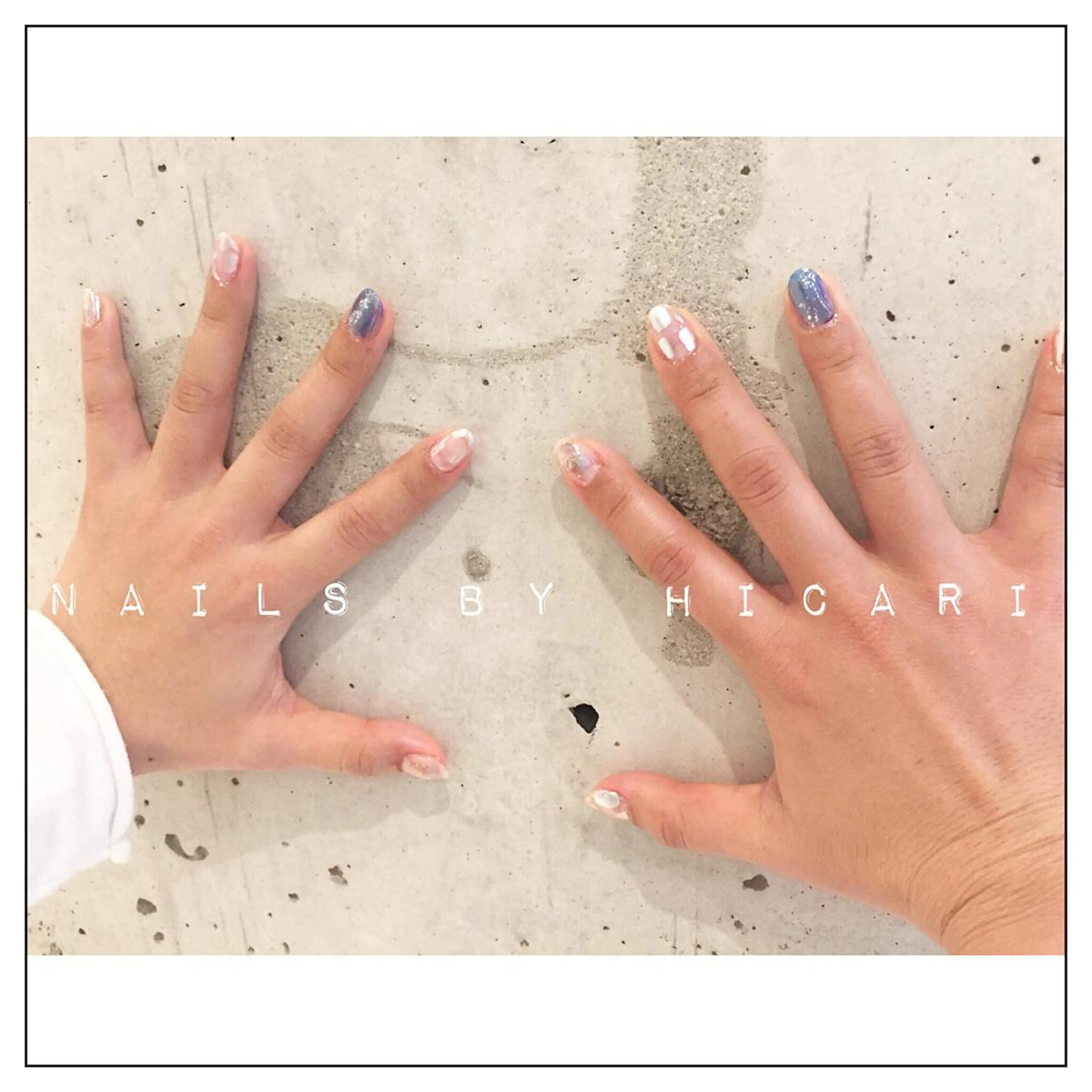 カラー キッズ ネイル マツエク・マツパ ジェルネイル ニュアンスネイル パラジェル illum hicariのネイルデザイン