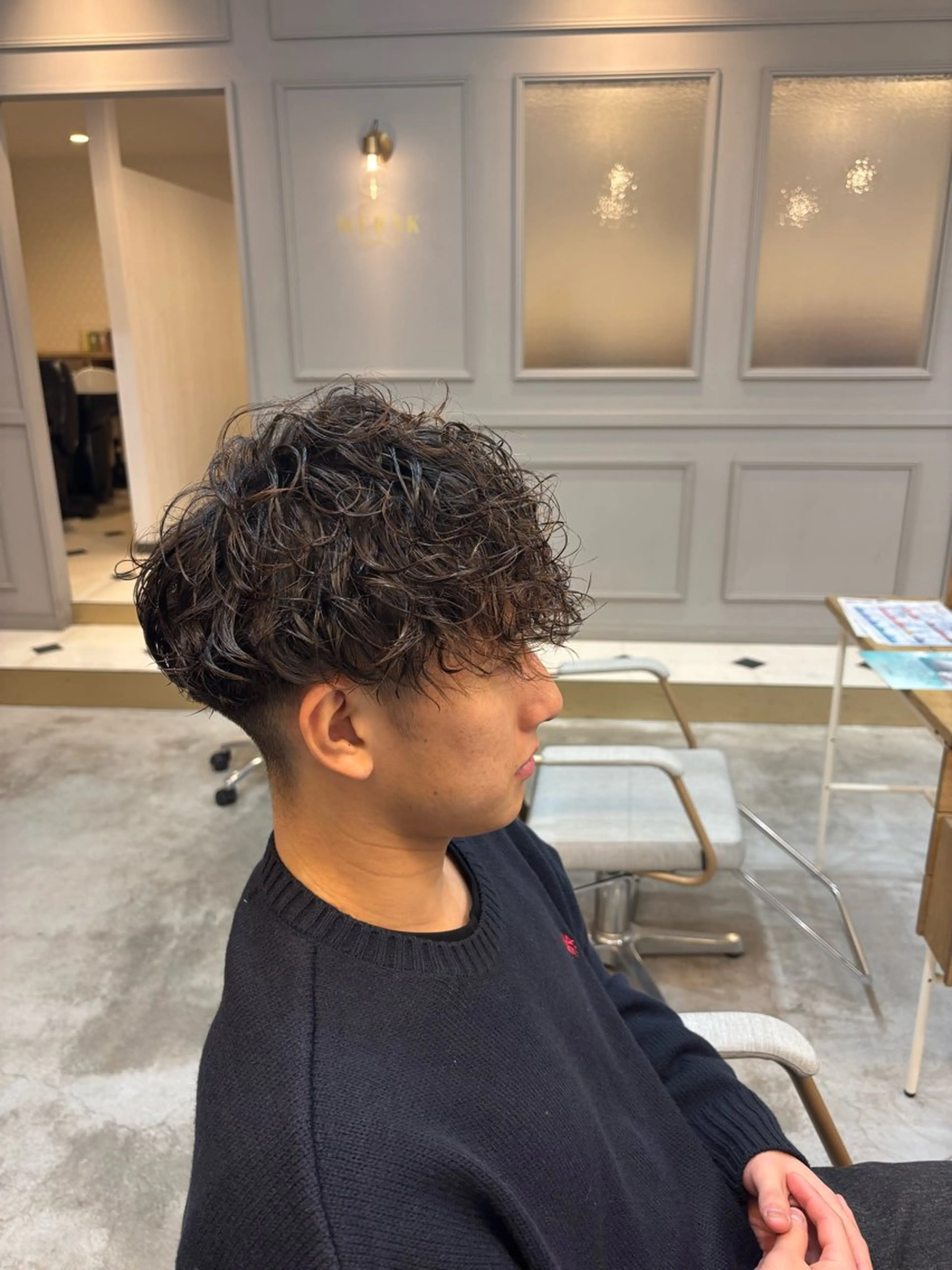 パーマ メンズ 藤野 慶太のヘアスタイル