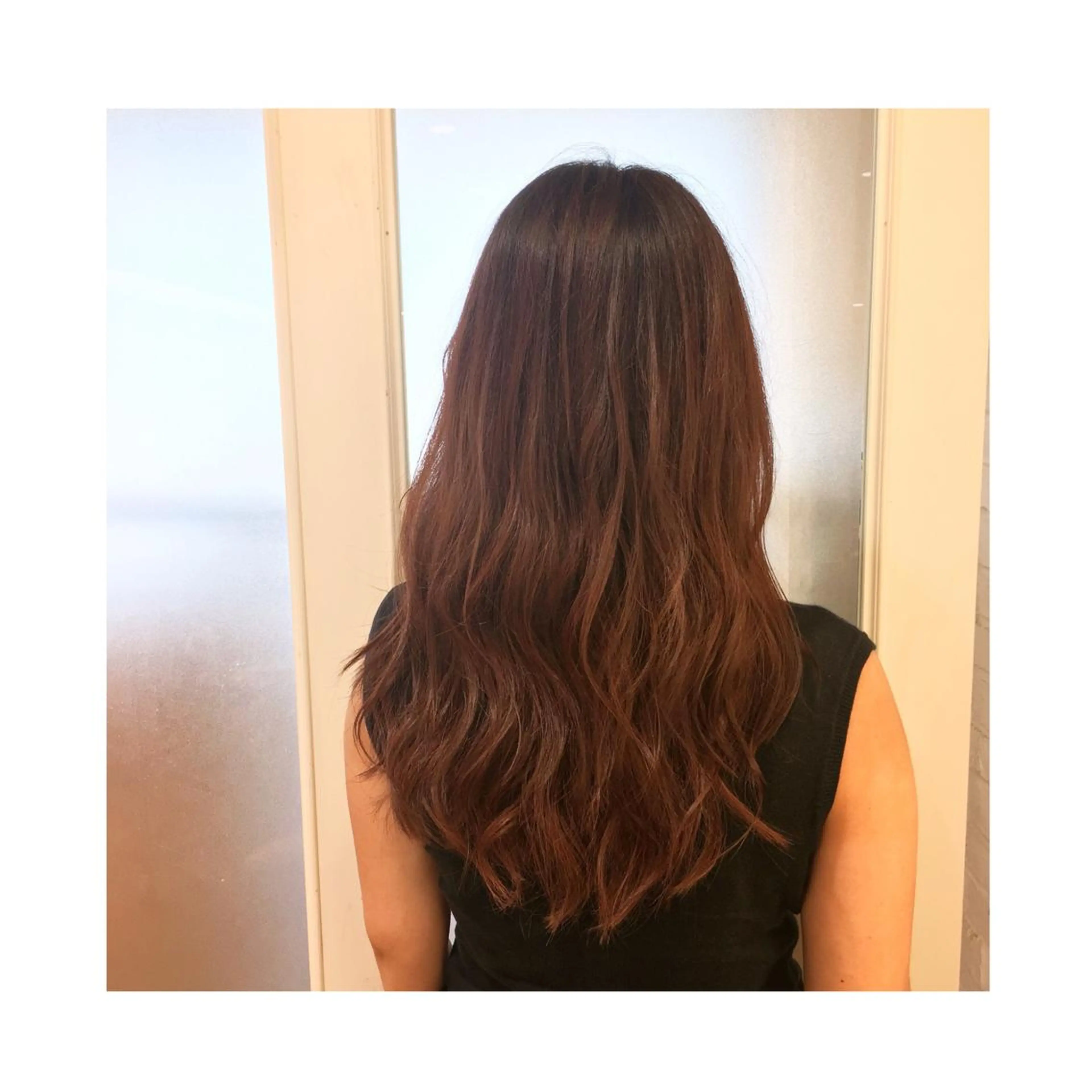 ロング カラー ピンクカラー 加藤 あやみのヘアスタイル