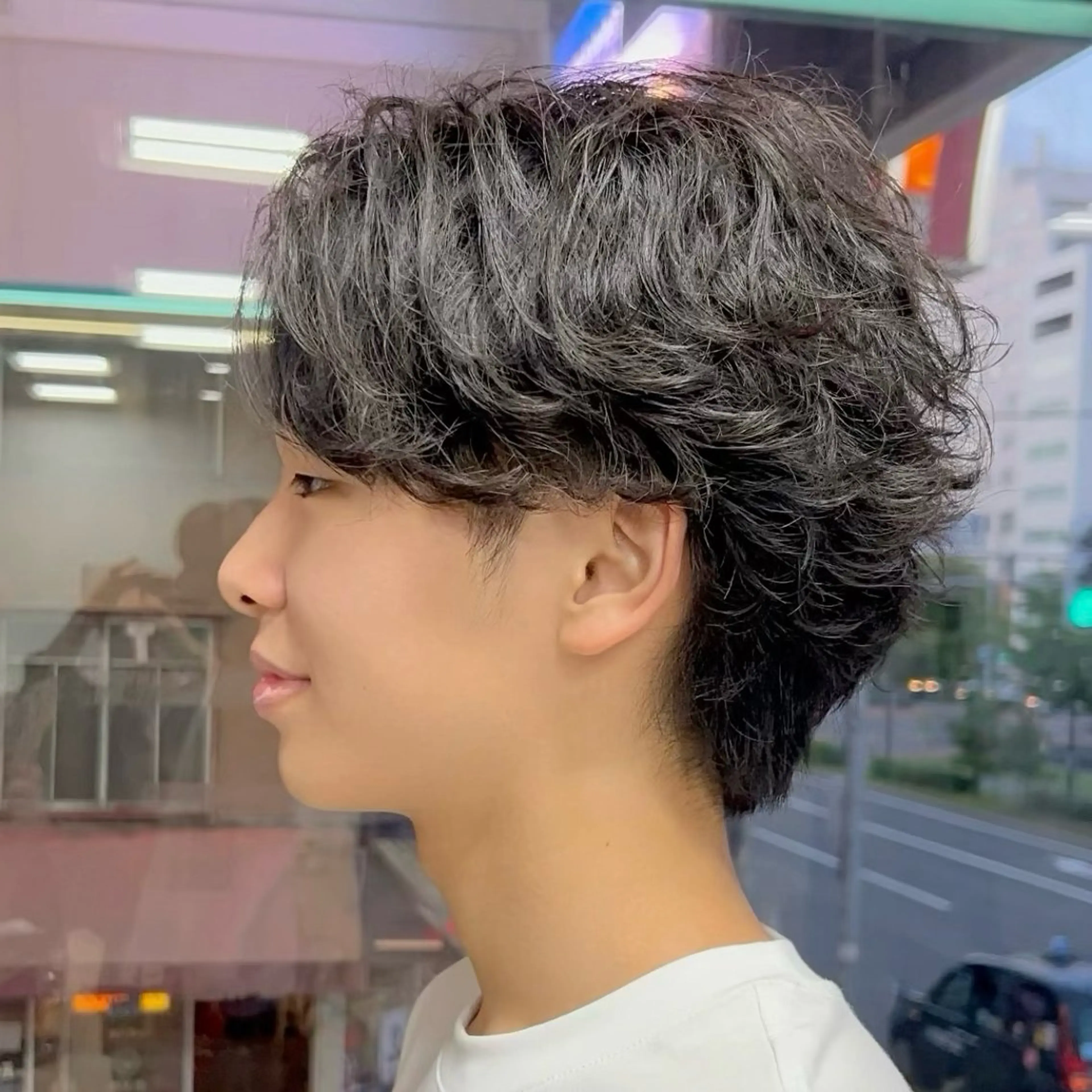 パーマ メンズ フェザーパーマ メンズパーマ 波巻きパーマ カット パーマ メンズパーマ/メンズ カット/たばたよしきのヘアスタイル