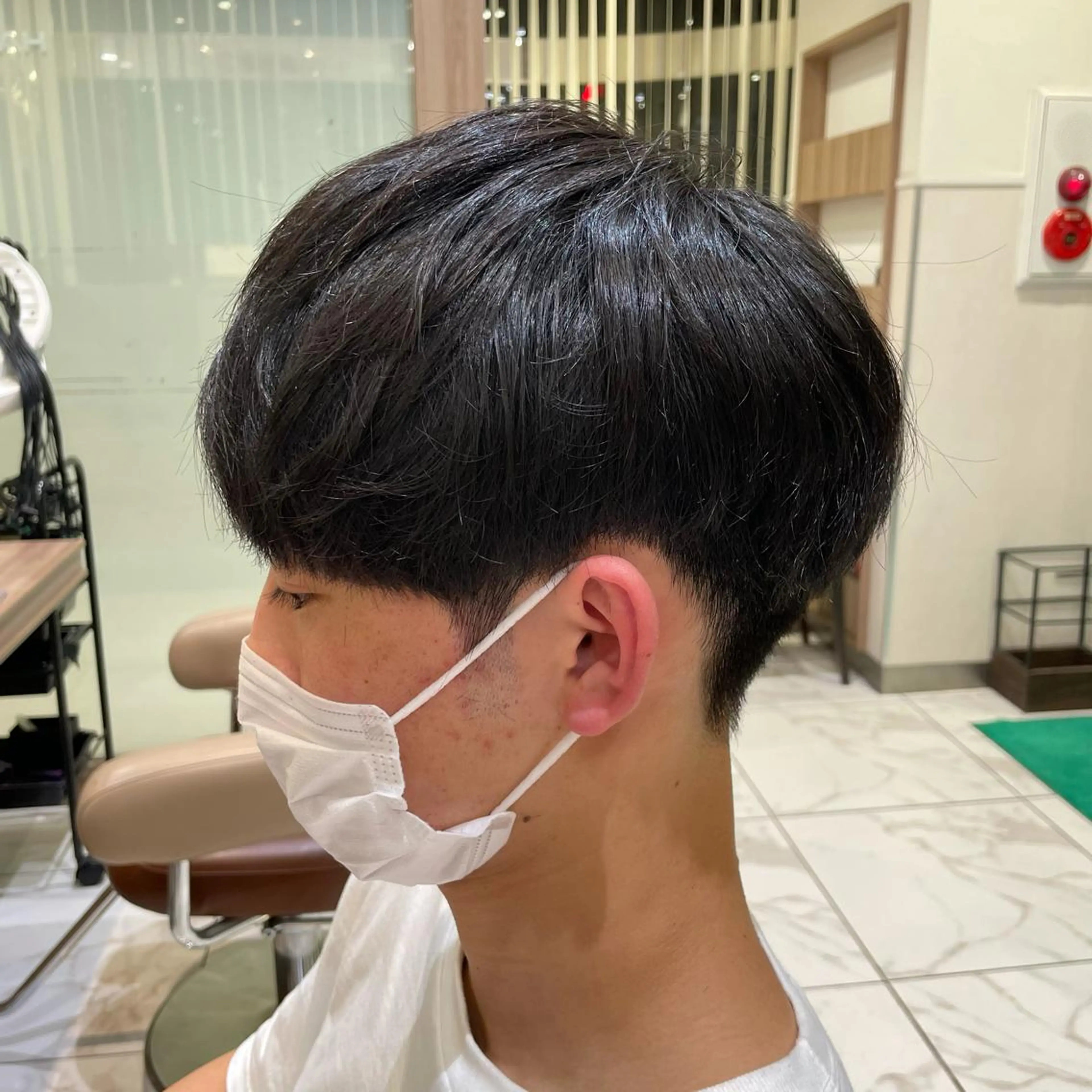 ショート メンズ カット 【メンズ縮毛矯正】 田中秀斗のヘアスタイル