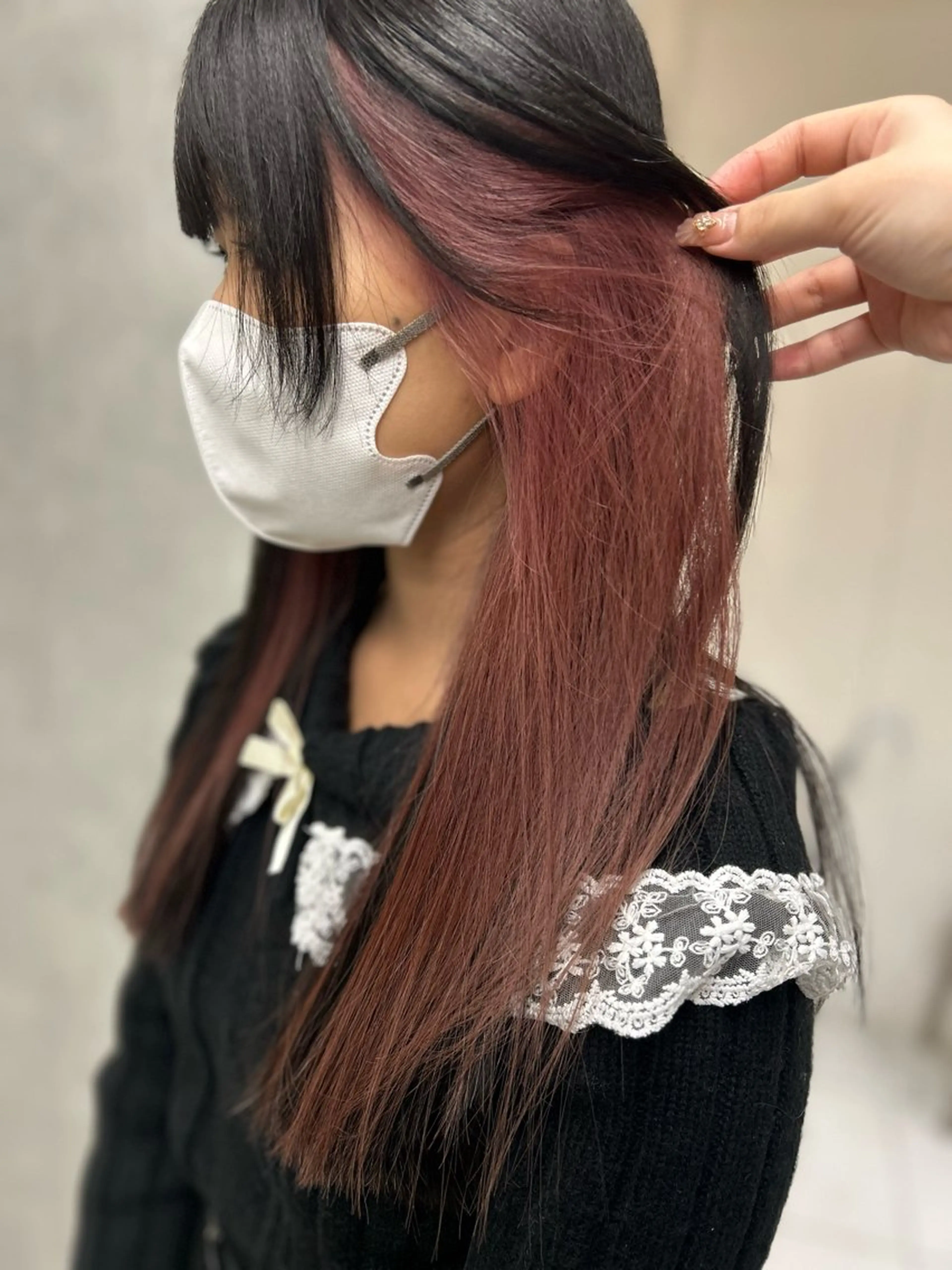 ロング ヘアカラー 木本晴香/髪質改善 /艶カラー透明感のヘアスタイル