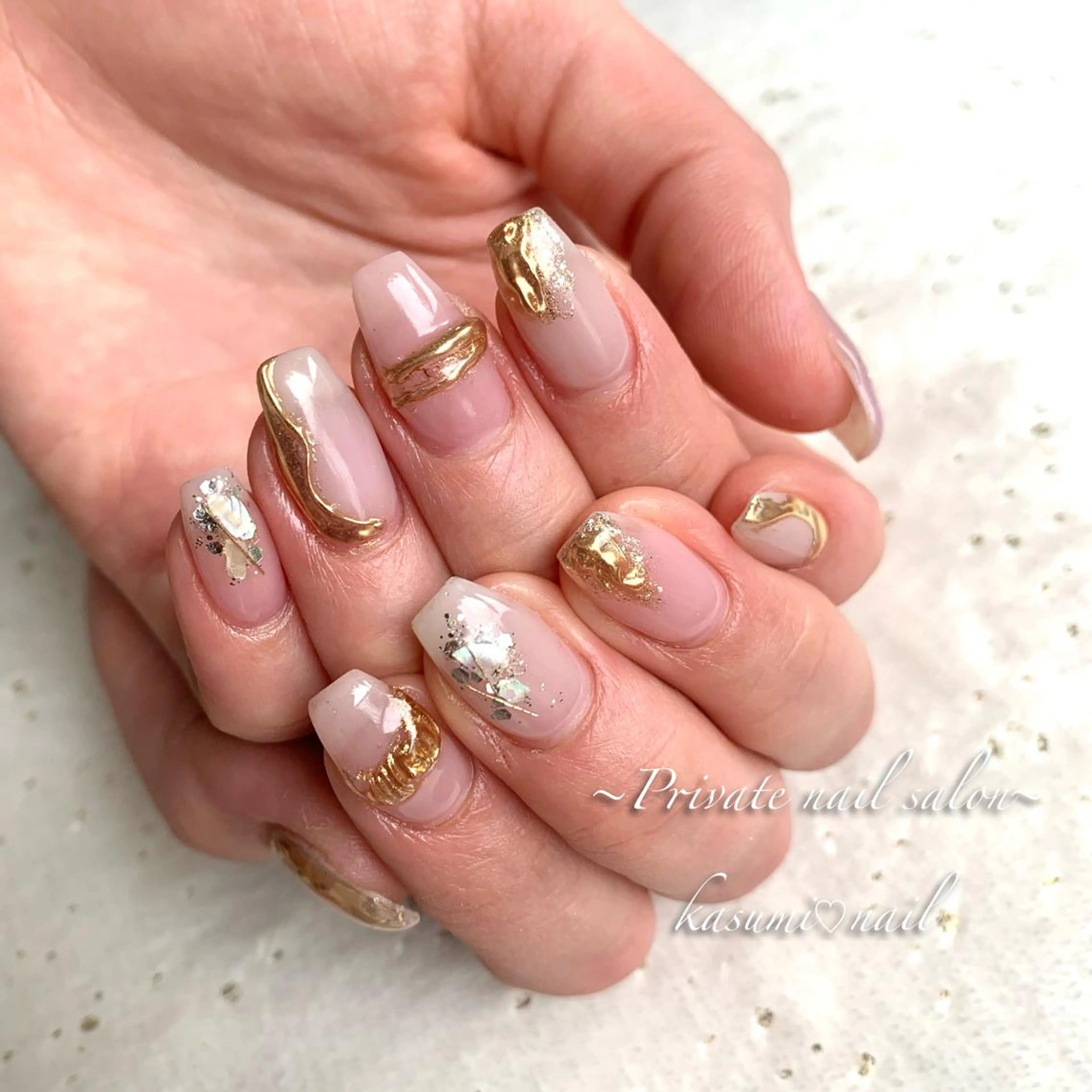 ネイル ニュアンスネイル 春ネイル KASUMI♡ Nailのネイルデザイン