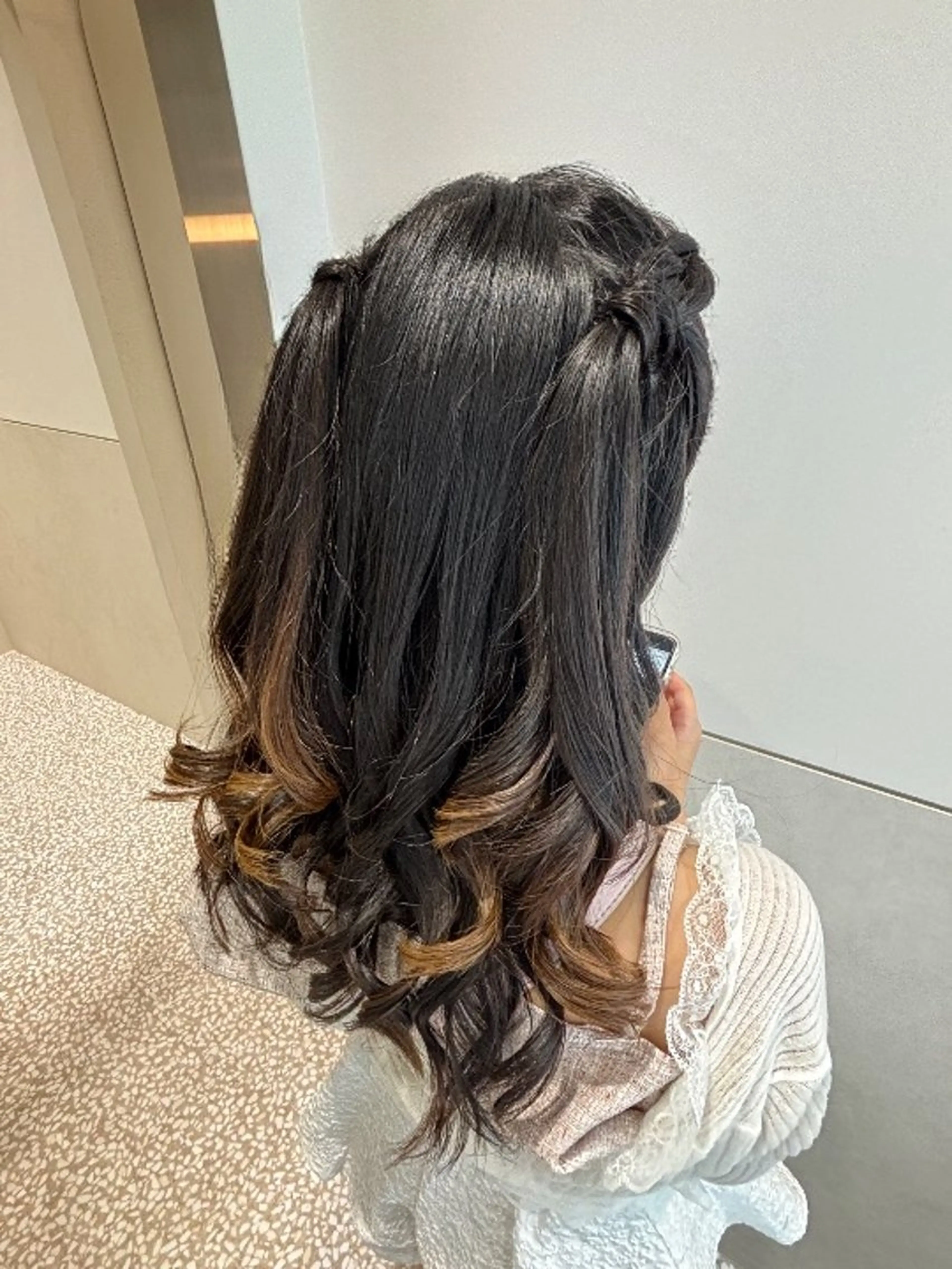 セミロング ヘアセット kazufumi ..のヘアスタイル