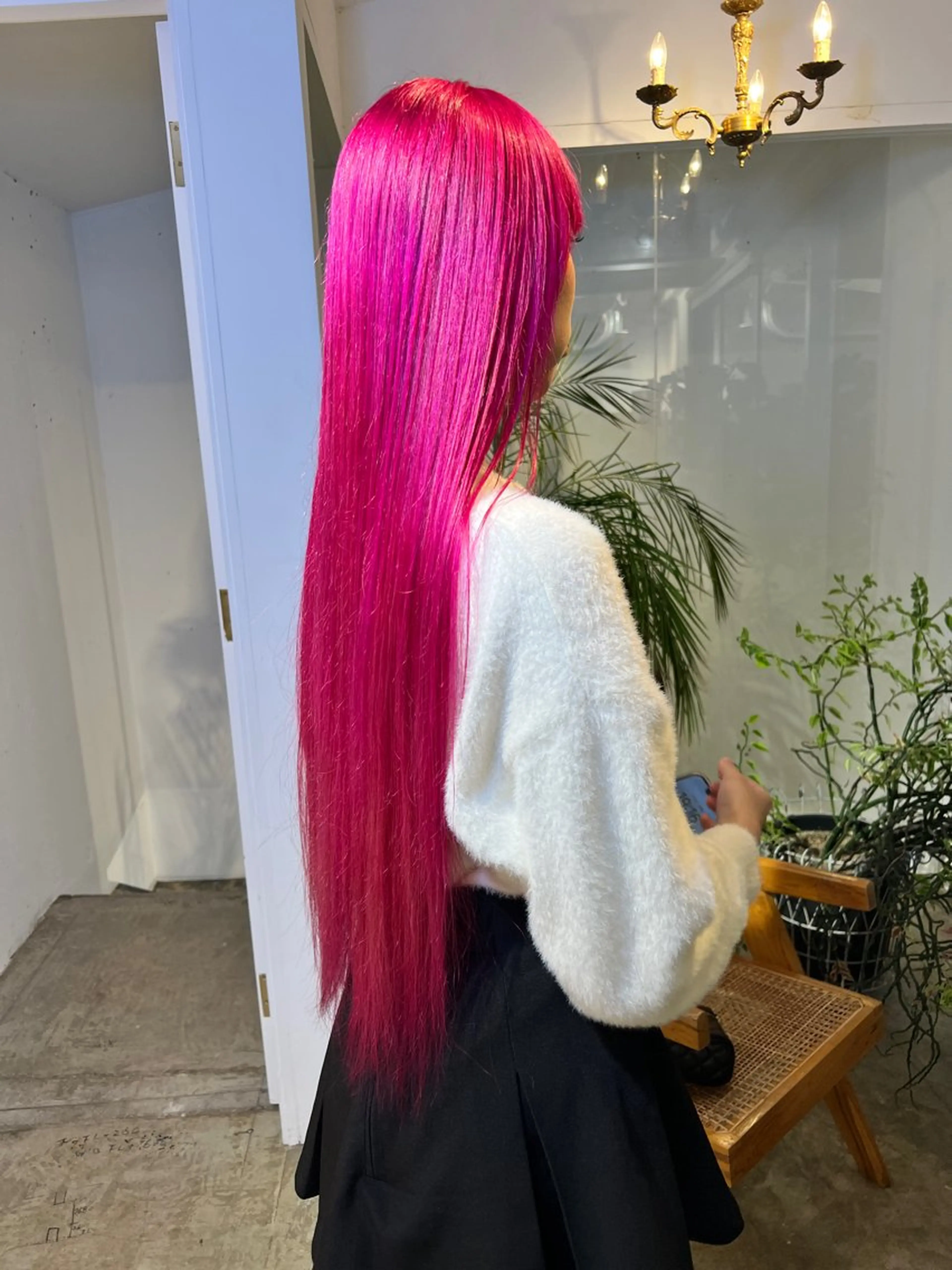 カラー ピンクカラー ヘアカラー UMEDA RYUHEIのヘアスタイル