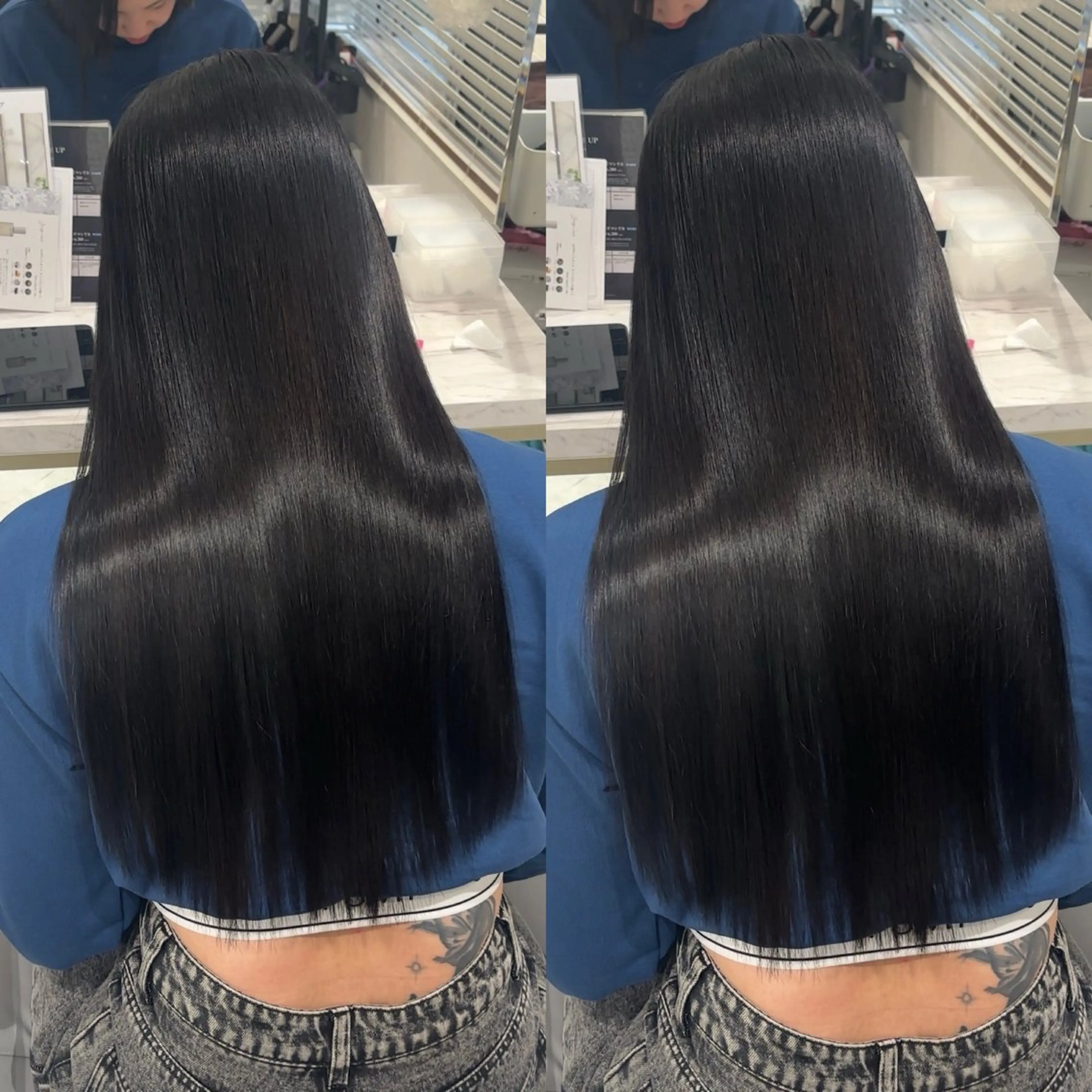 ロング カット ヘアカラー 縮毛矯正 トリートメント 新宿No.1艶髪矯正 美艶カラー/FUKAのヘアスタイル