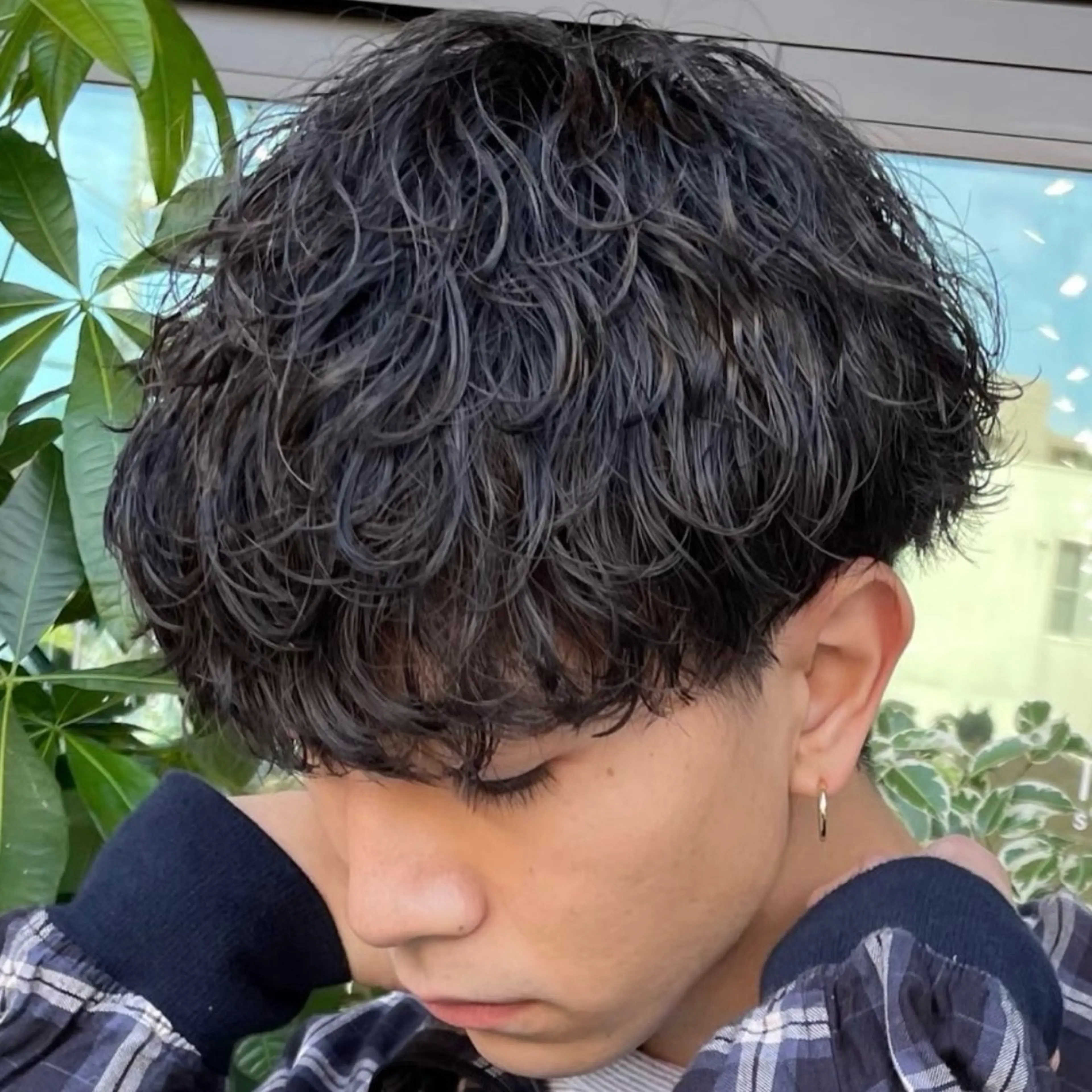 ミディアム パーマ ヘアアレンジ メンズ fifth 石川 凪のヘアスタイル
