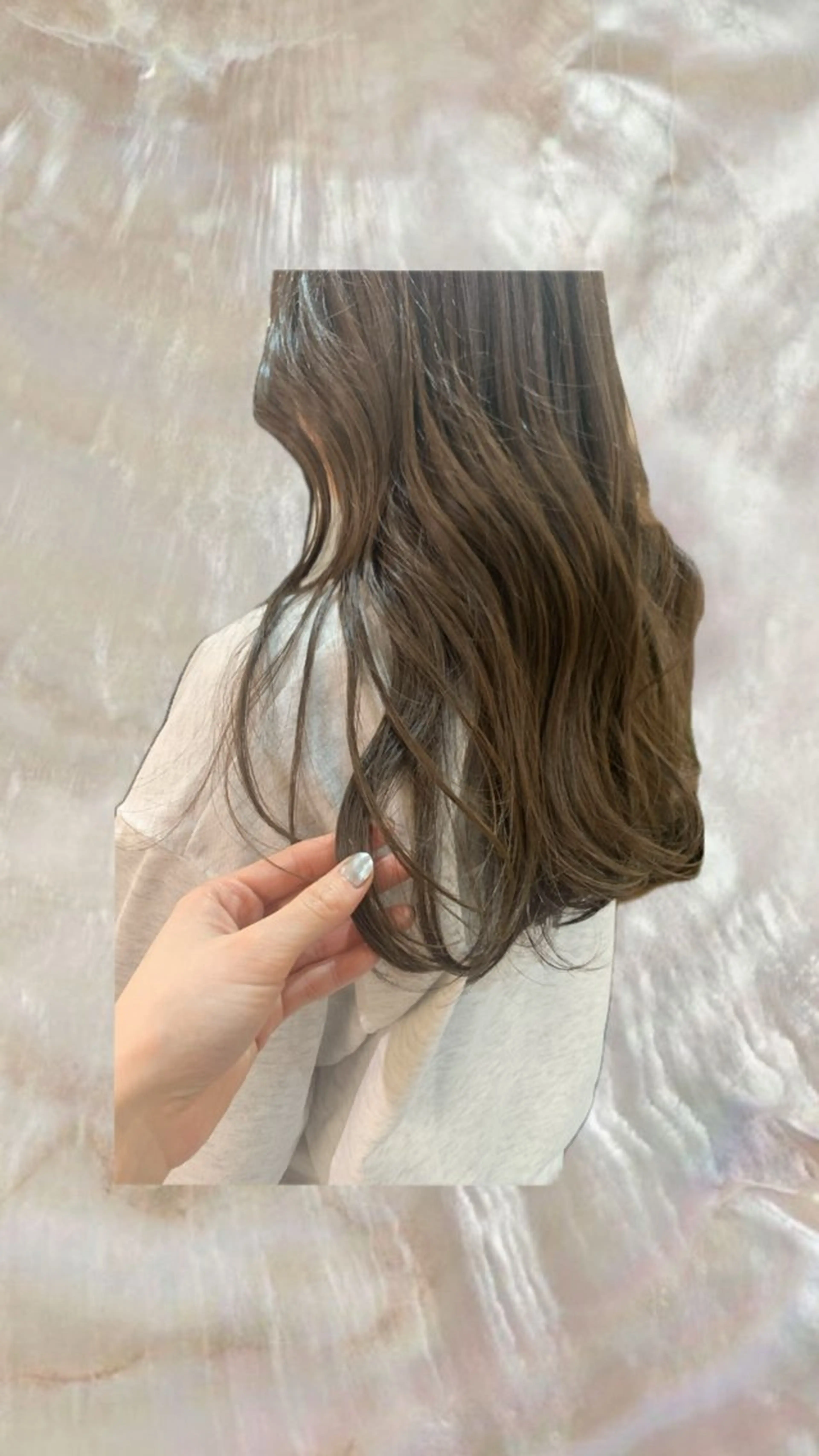 セミロング カワクボ ソラのヘアスタイル