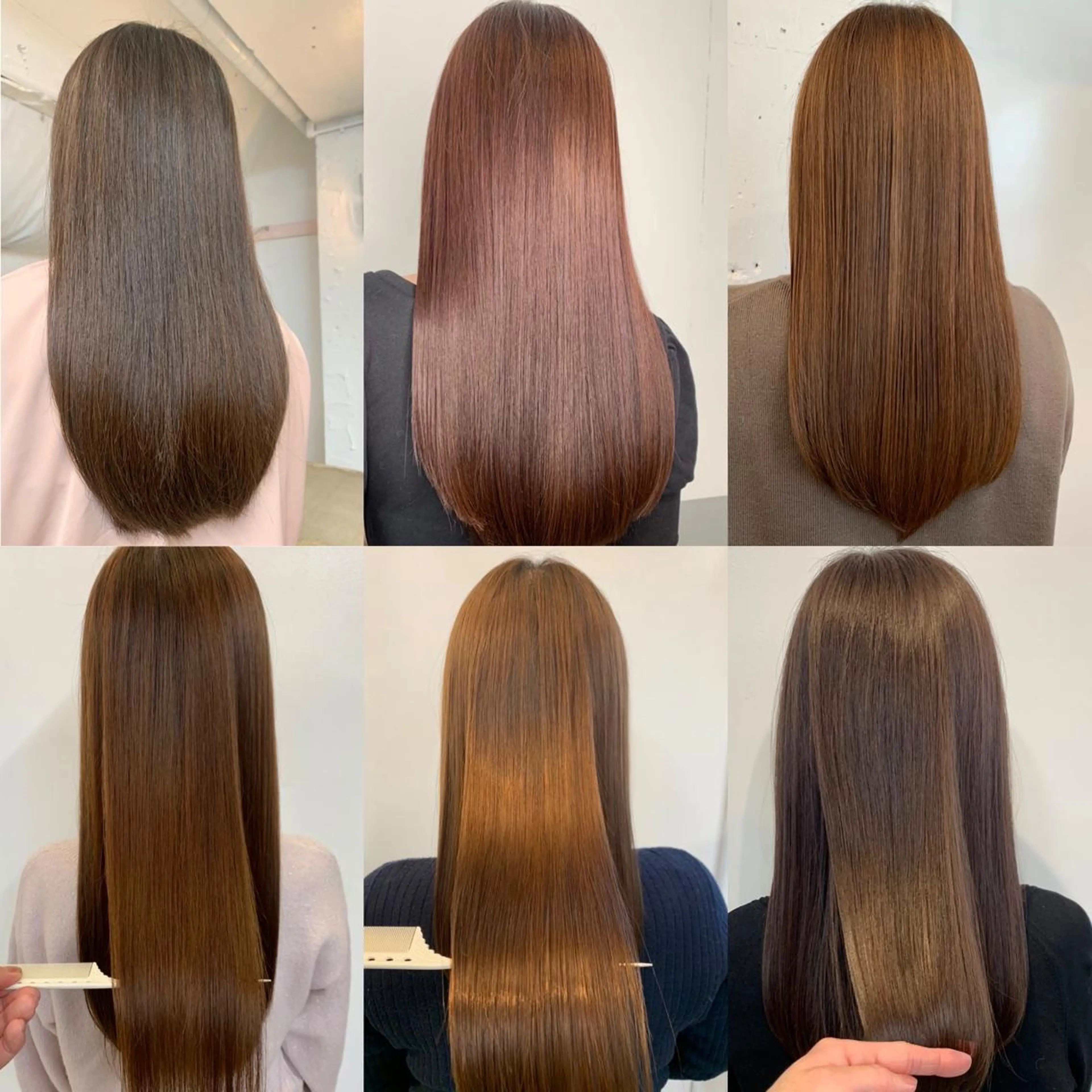 ロング カラー ブリーチ 韓国風ヘア トリートメント トップ スタイリストのヘアスタイル