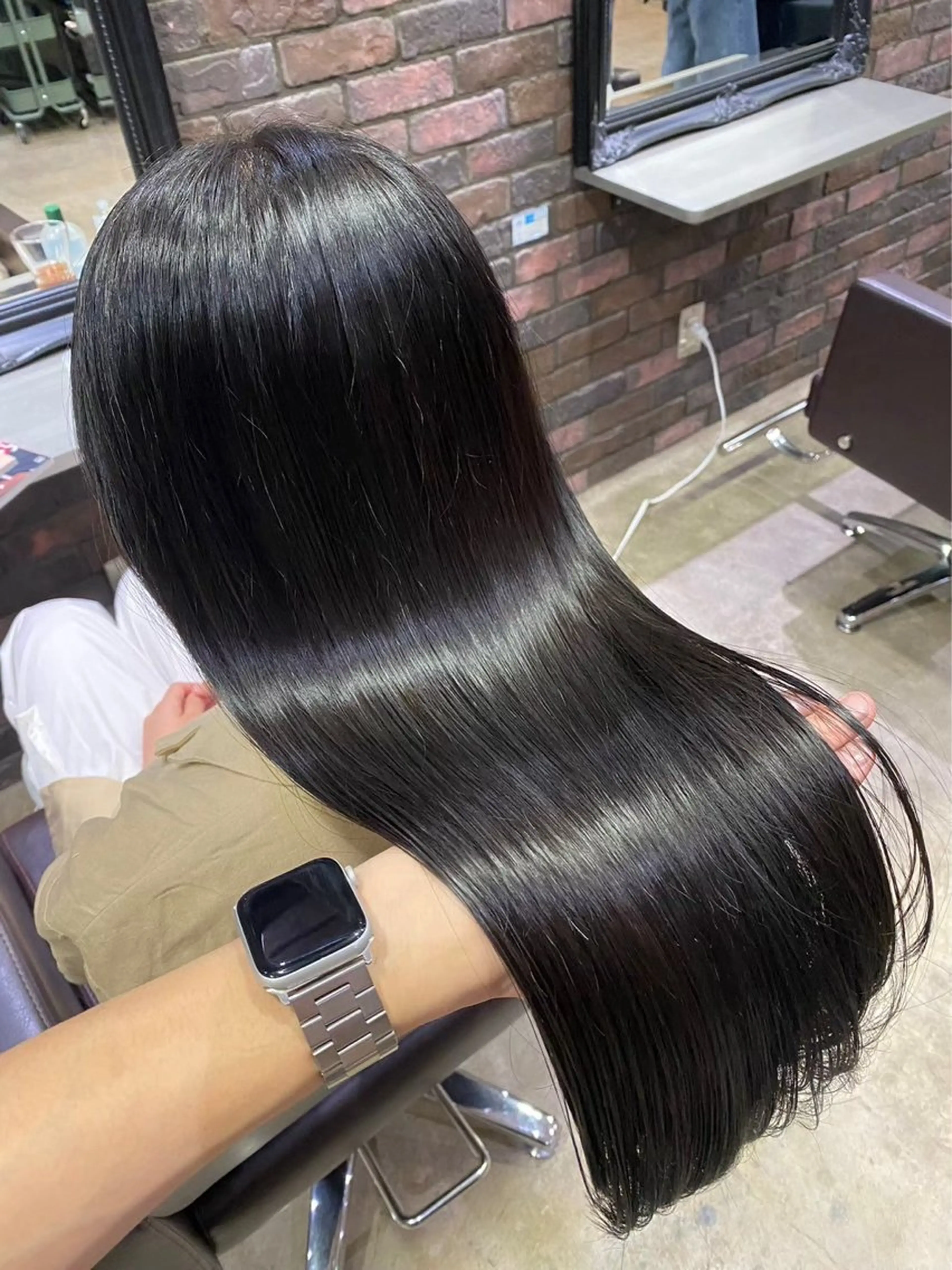 ロング カラー 髪質改善 トリートメント ヘアカラー 🌱髪質改善×艶髪 🌱【天神美容室】のヘアスタイル
