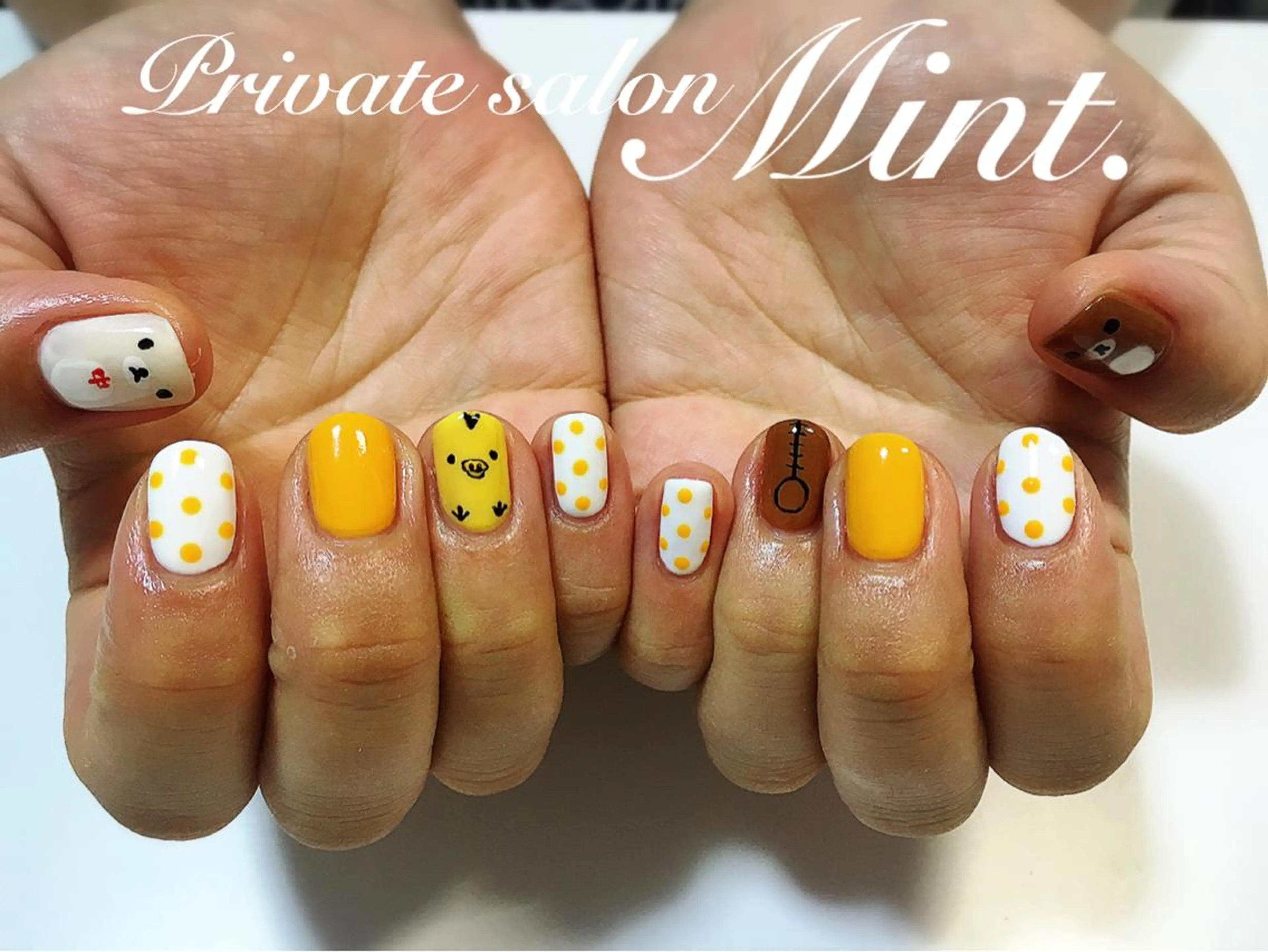 ショート ネイル アートネイル ジェルネイル ハンドネイル Mint. nailのネイルデザイン