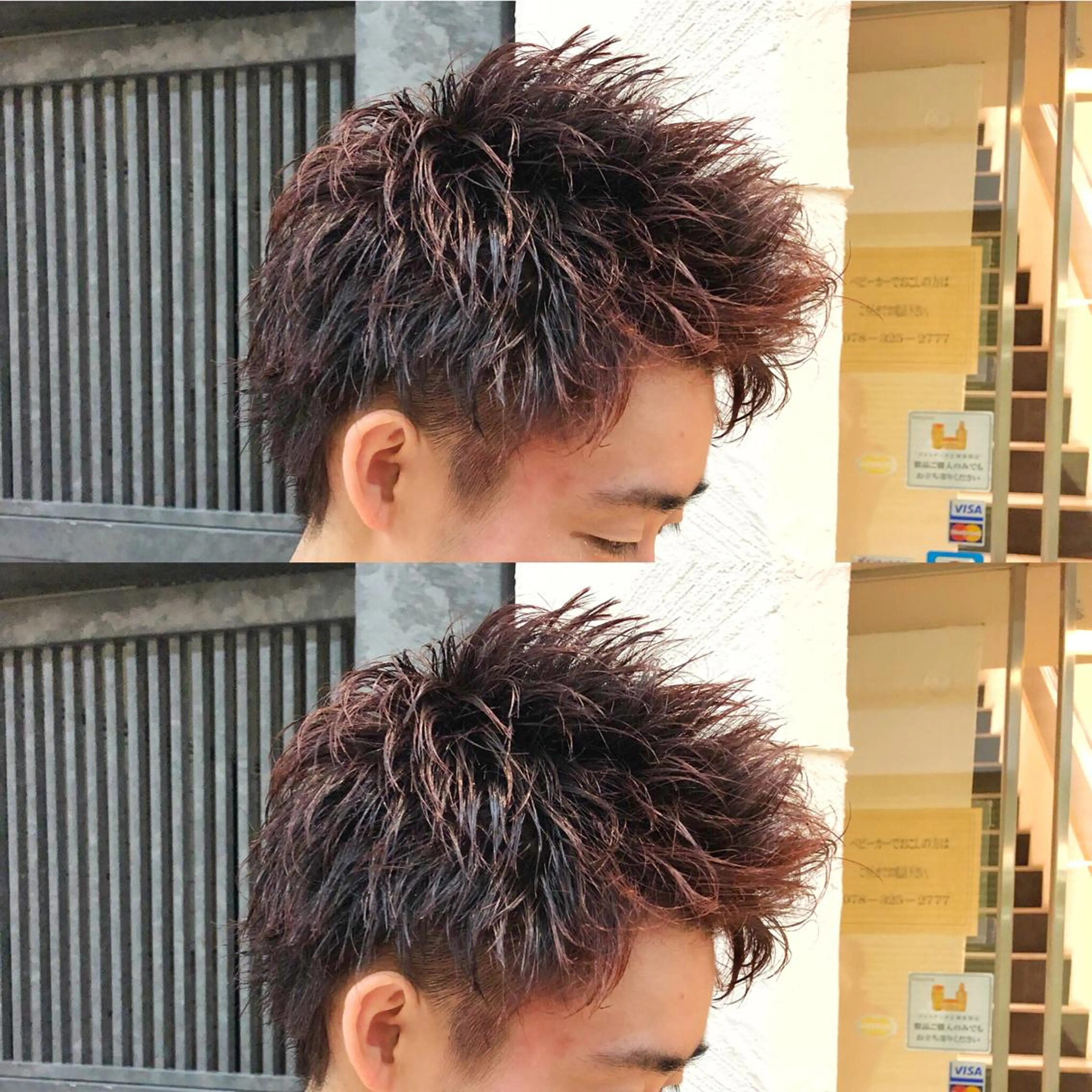 ショート カラー メンズ メンズヘア特化 崎田 成人のヘアスタイル