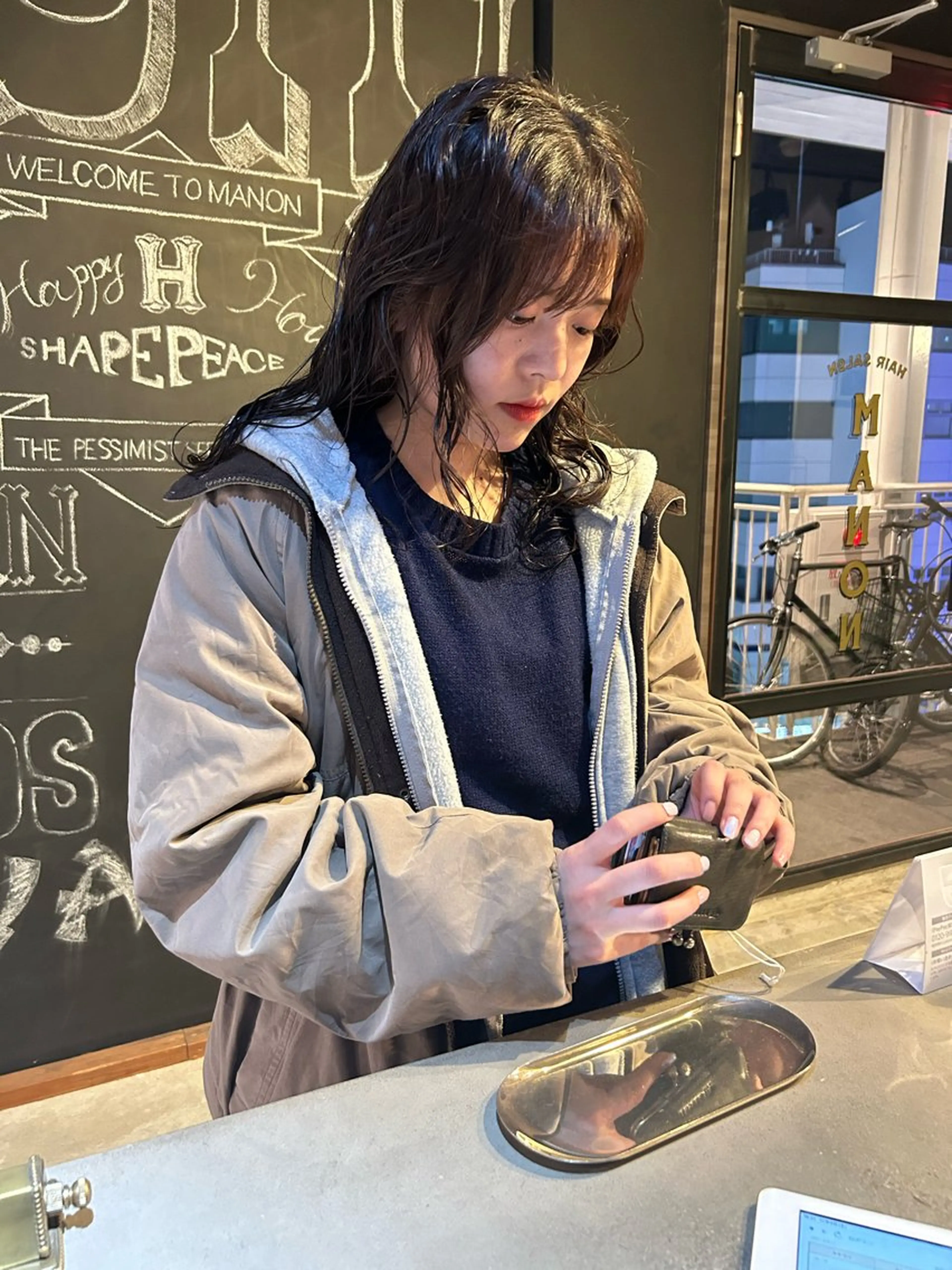 ミディアム カラー パーマ カット パーマ トリートメント メンズヘア/レイヤー /ボブ山内春輝のヘアスタイル