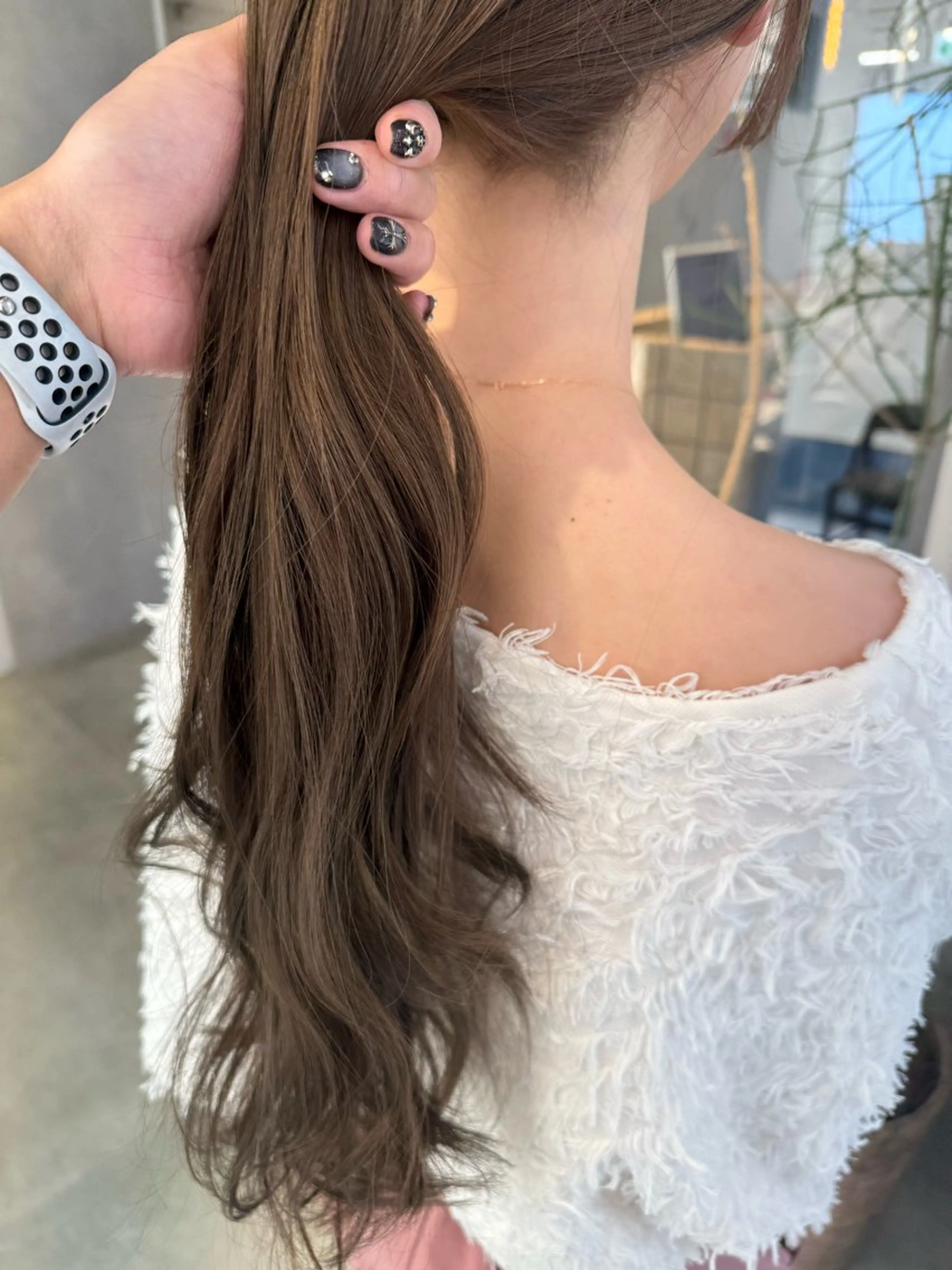 カラー ブリーチ ダブルカラー イルミナカラー ブリーチなしカラー カット ヘアカラー トリートメント 透明感カラー✨艶髪 制作🌱山根あゆみのヘアスタイル