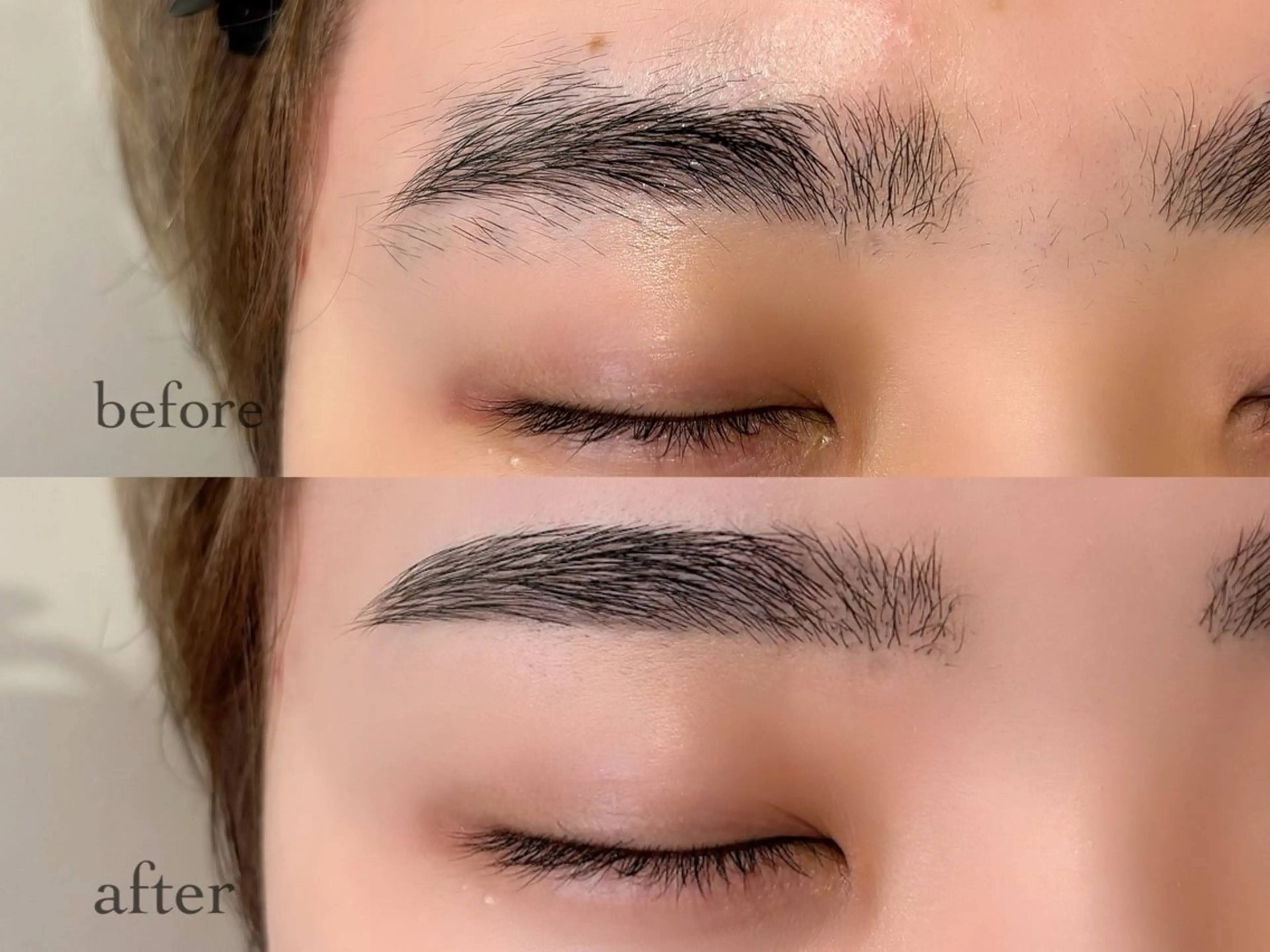 アイブロウ ワックス脱毛 lapte中目黒 【ラプテ】のマツエク・マツパデザイン