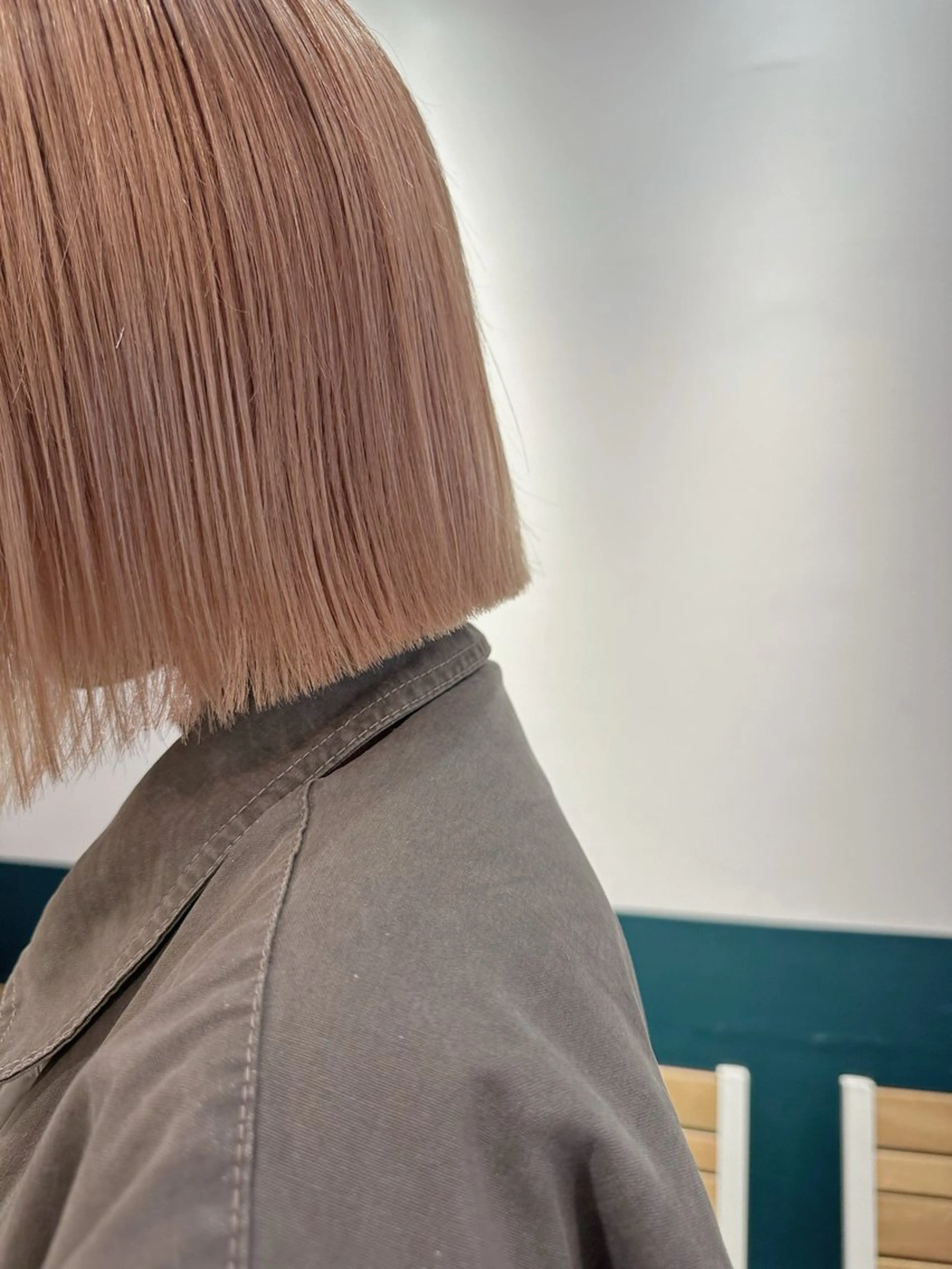 ショート カラー ハイトーンカラー ボブ 外国人風カラー ジュリ@junks __juriのヘアスタイル