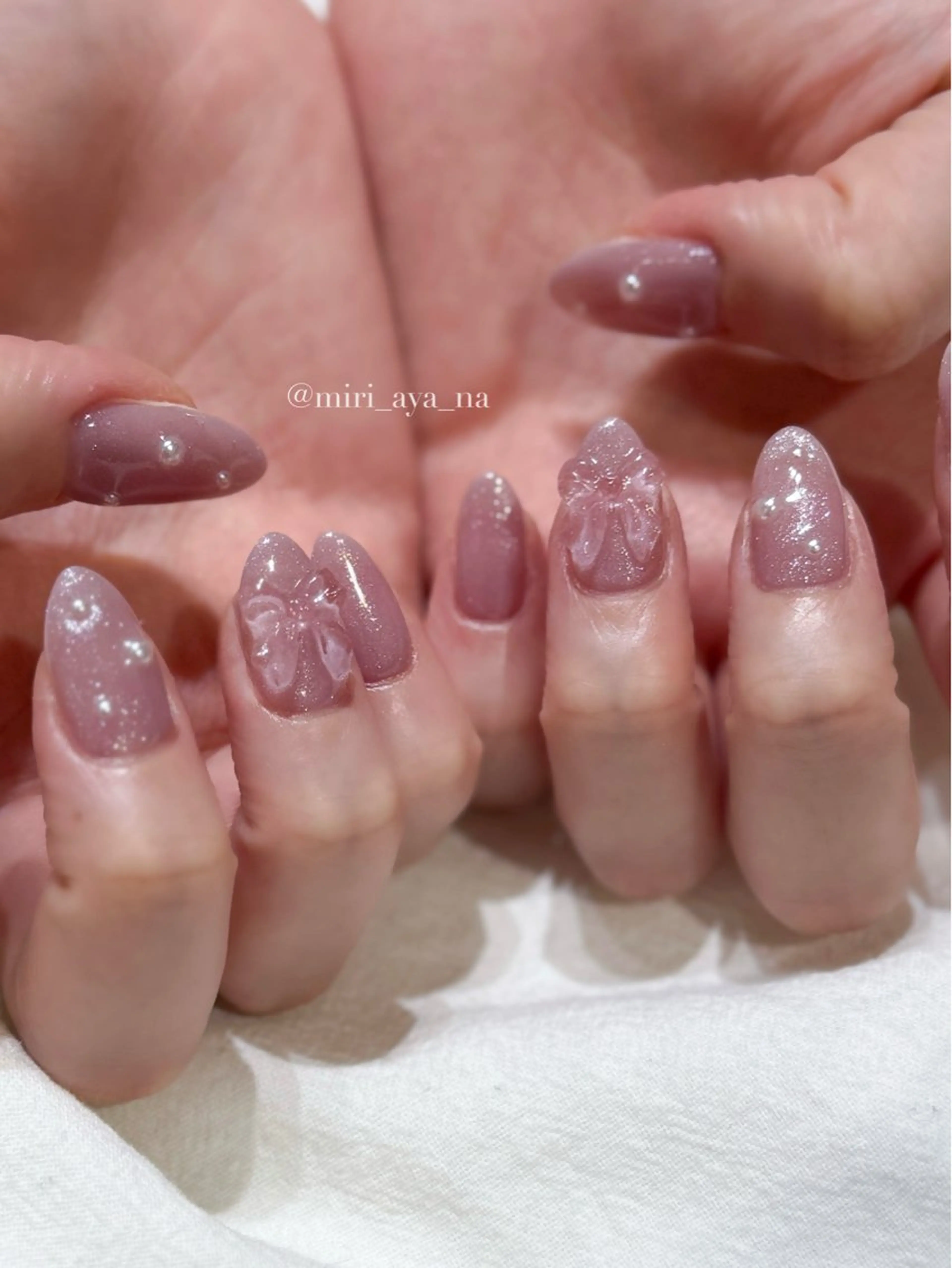 ネイル ハンドネイル 新宿代々木/ちゅるん キレイめ/miriのネイルデザイン