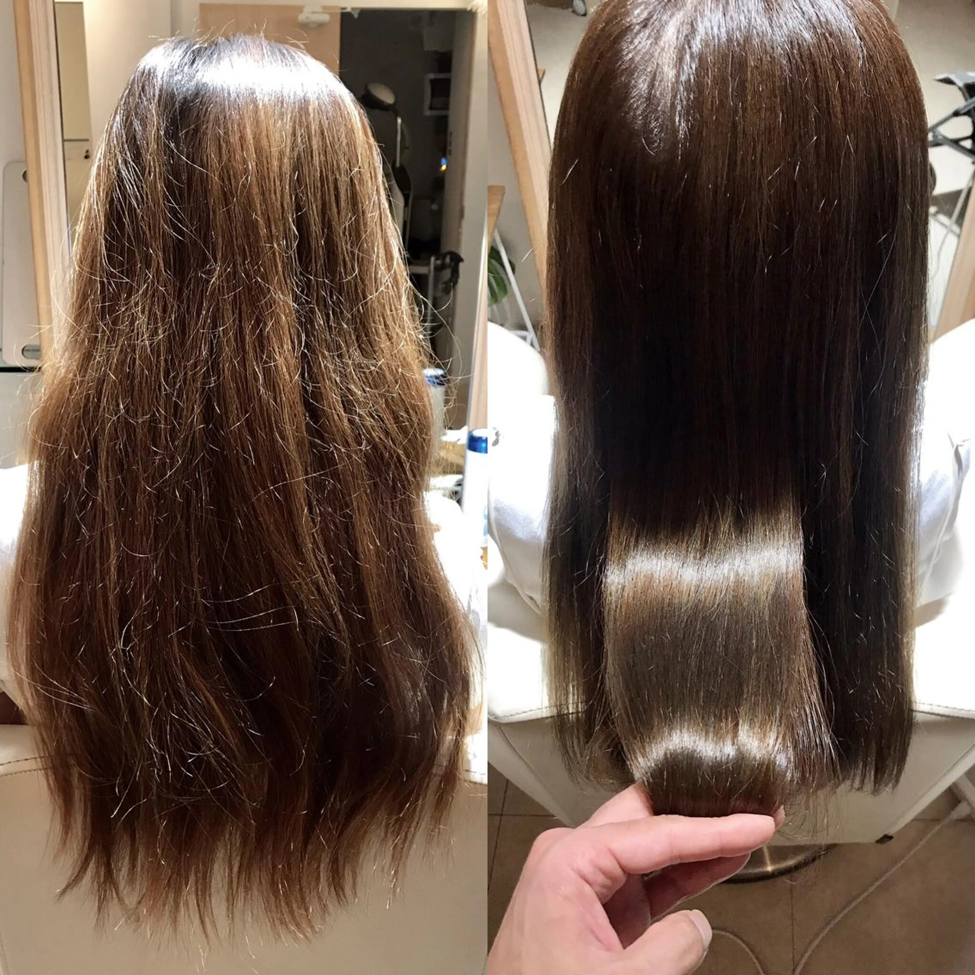 ロング カラー カット ヘアカラー トリートメント 平田 健一のヘアスタイル