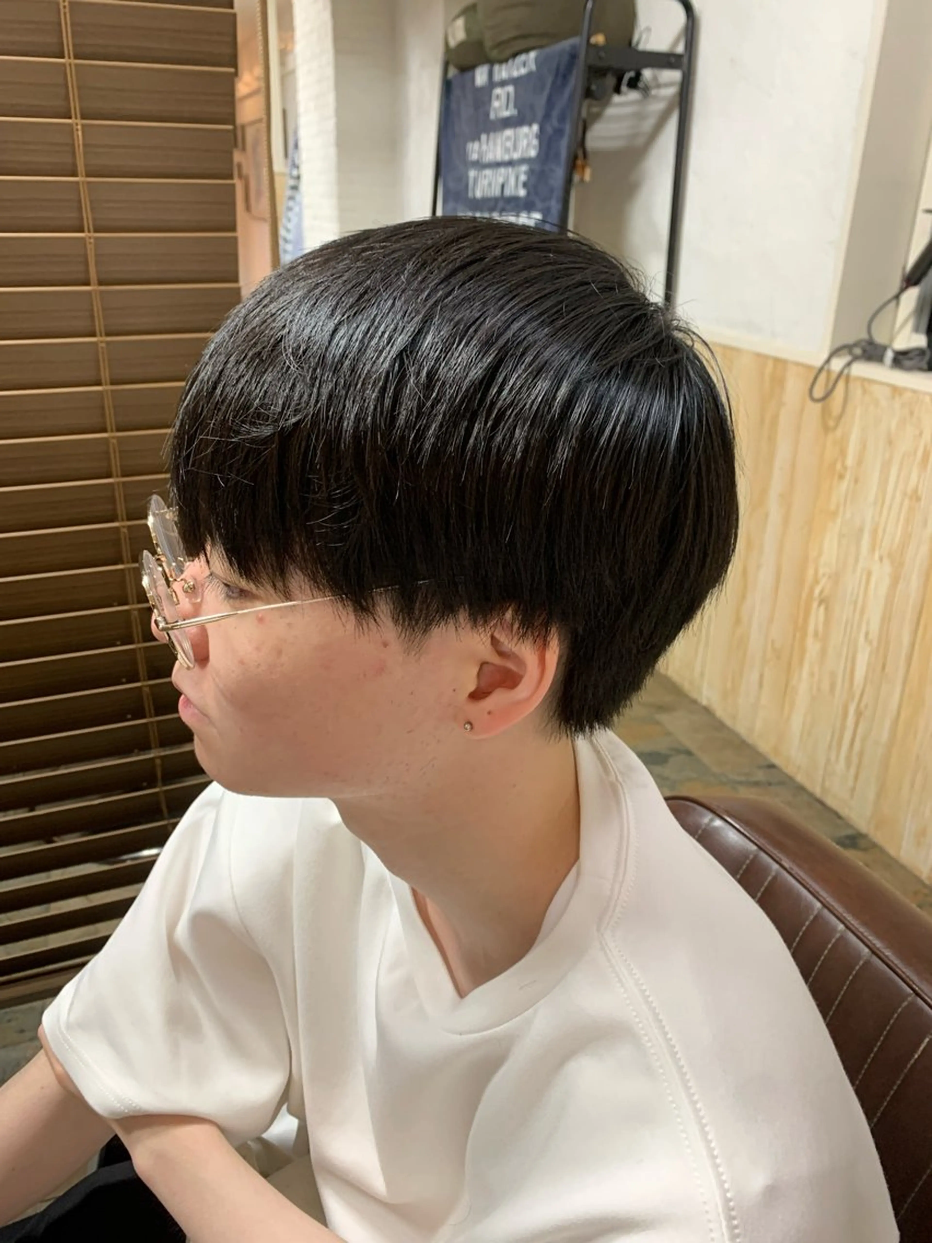 ショート メンズ マッシュ 刈り上げ フェードカット/メン ズパーマ/森巧真のヘアスタイル