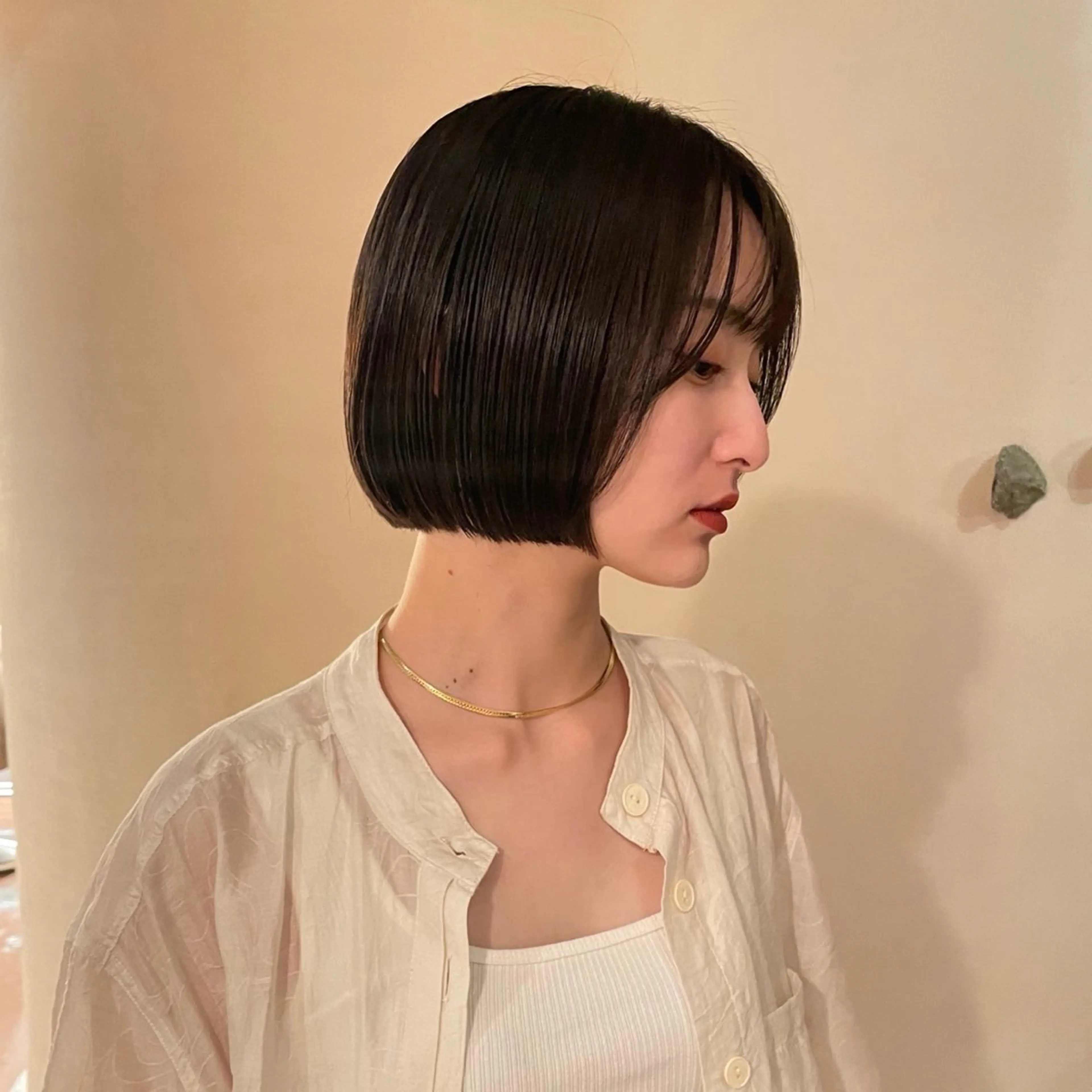ショート カット ヘアカラー トリートメント 平尾/薬院*北谷治子 *艶髪レイヤーカットのヘアスタイル