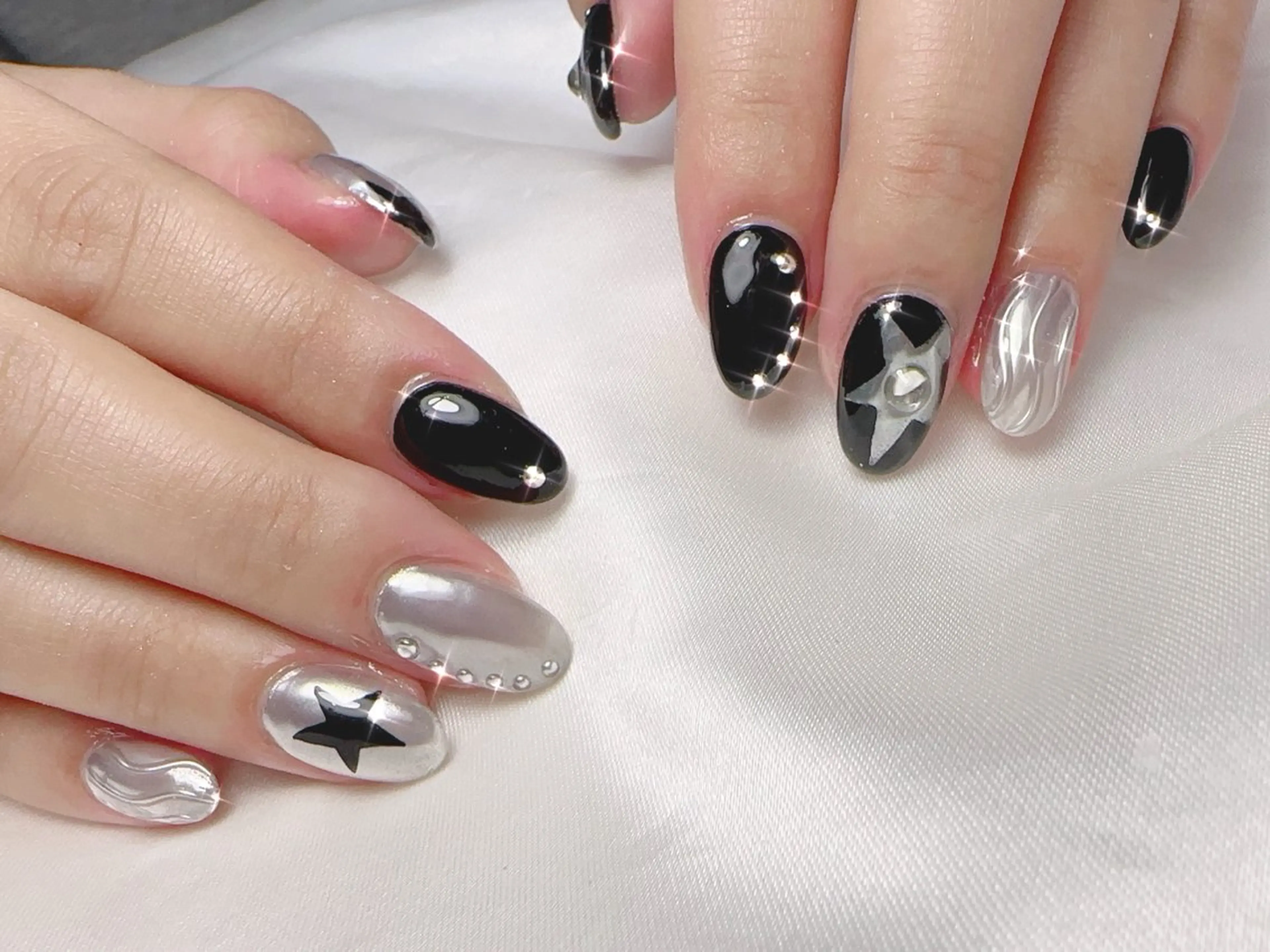 ネイル ハンドネイル Cherie PINKのネイルデザイン