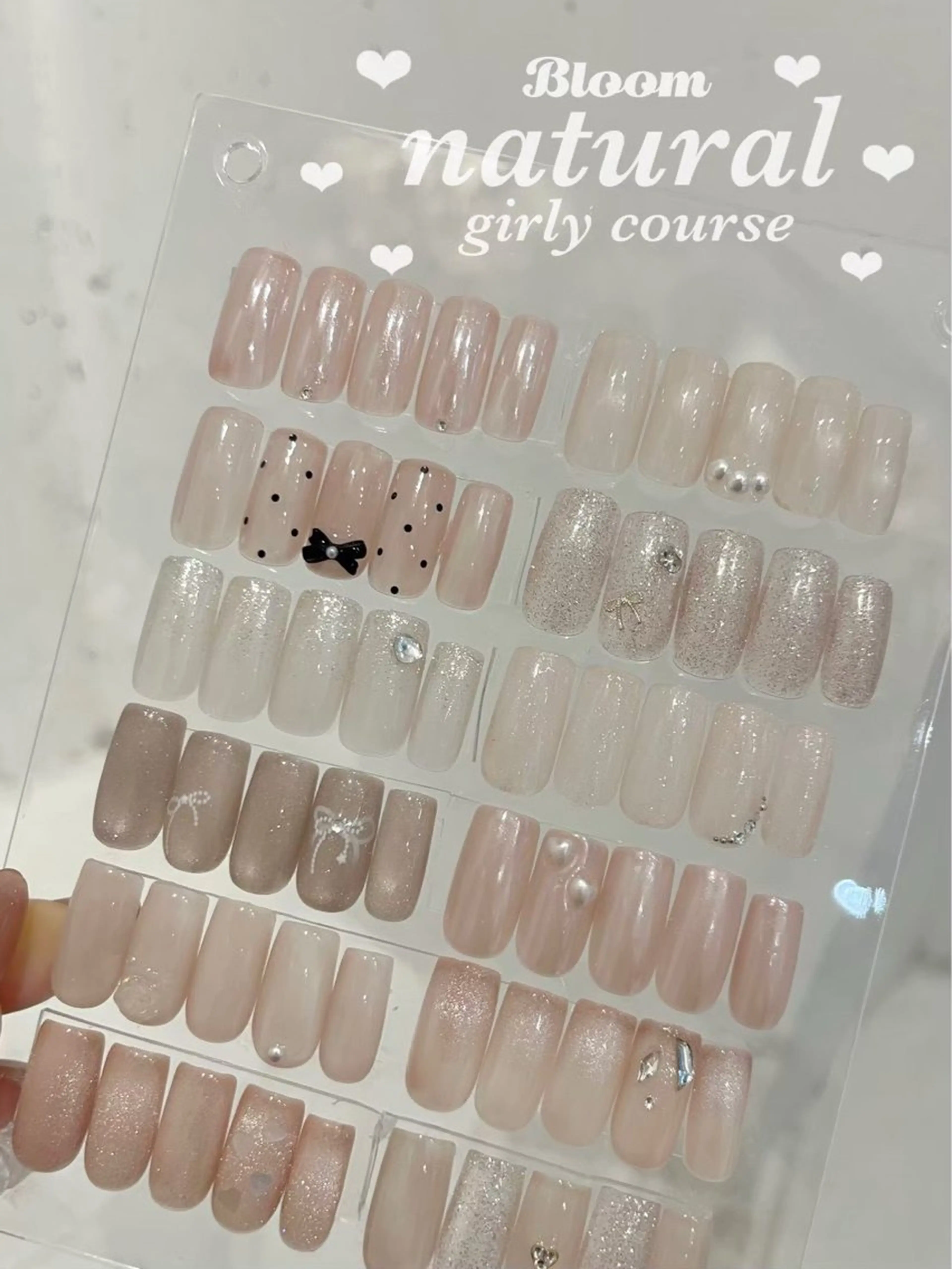 ネイル ガーリー Bloom 莉子のネイルデザイン