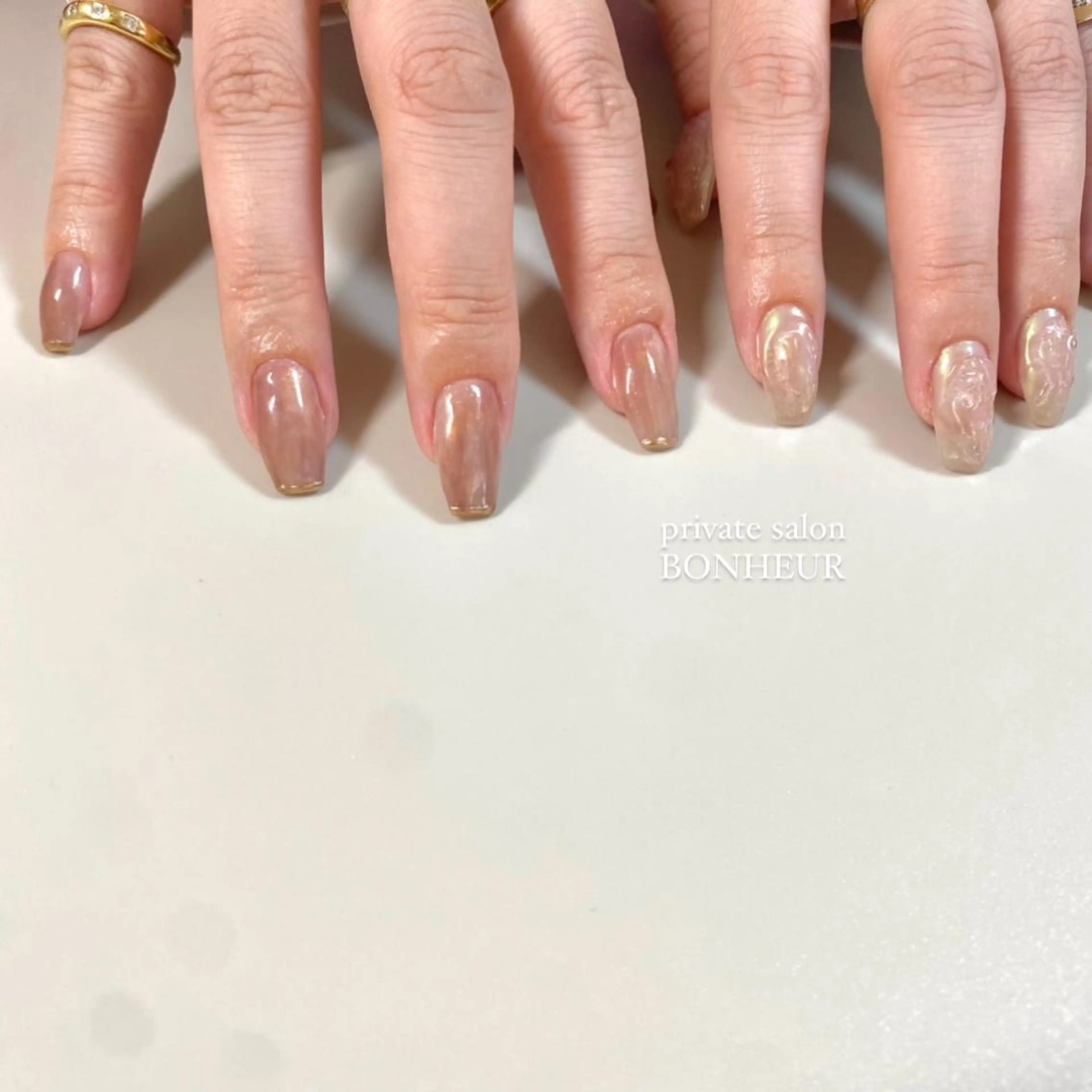 ネイル ハンドネイル BONHEUR Annaのネイルデザイン