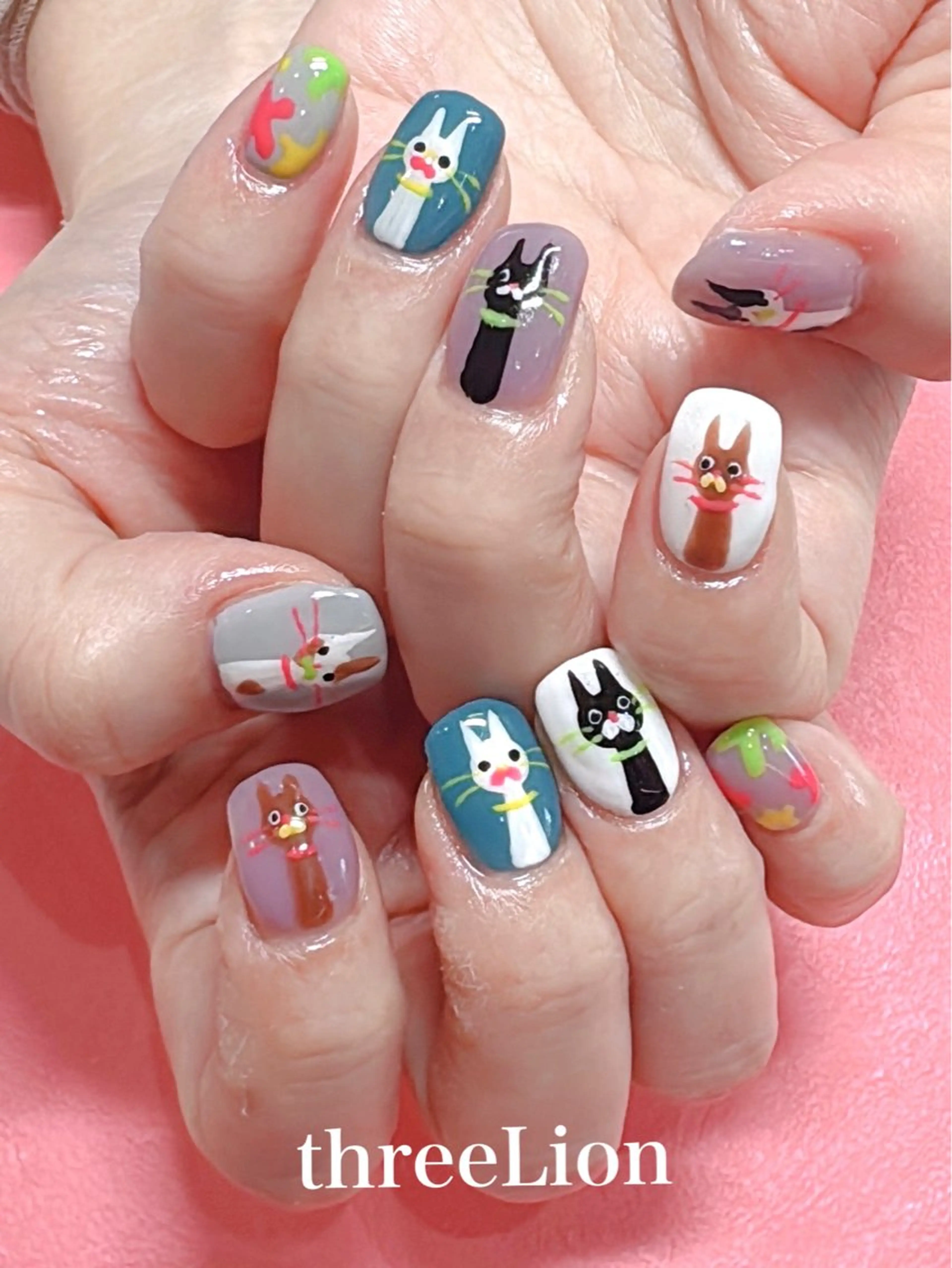 ネイル ハンドネイル threeLion　ネイル&アイラッシュサロン所属・threeLion ネイル&アイラッシュのネイルデザイン