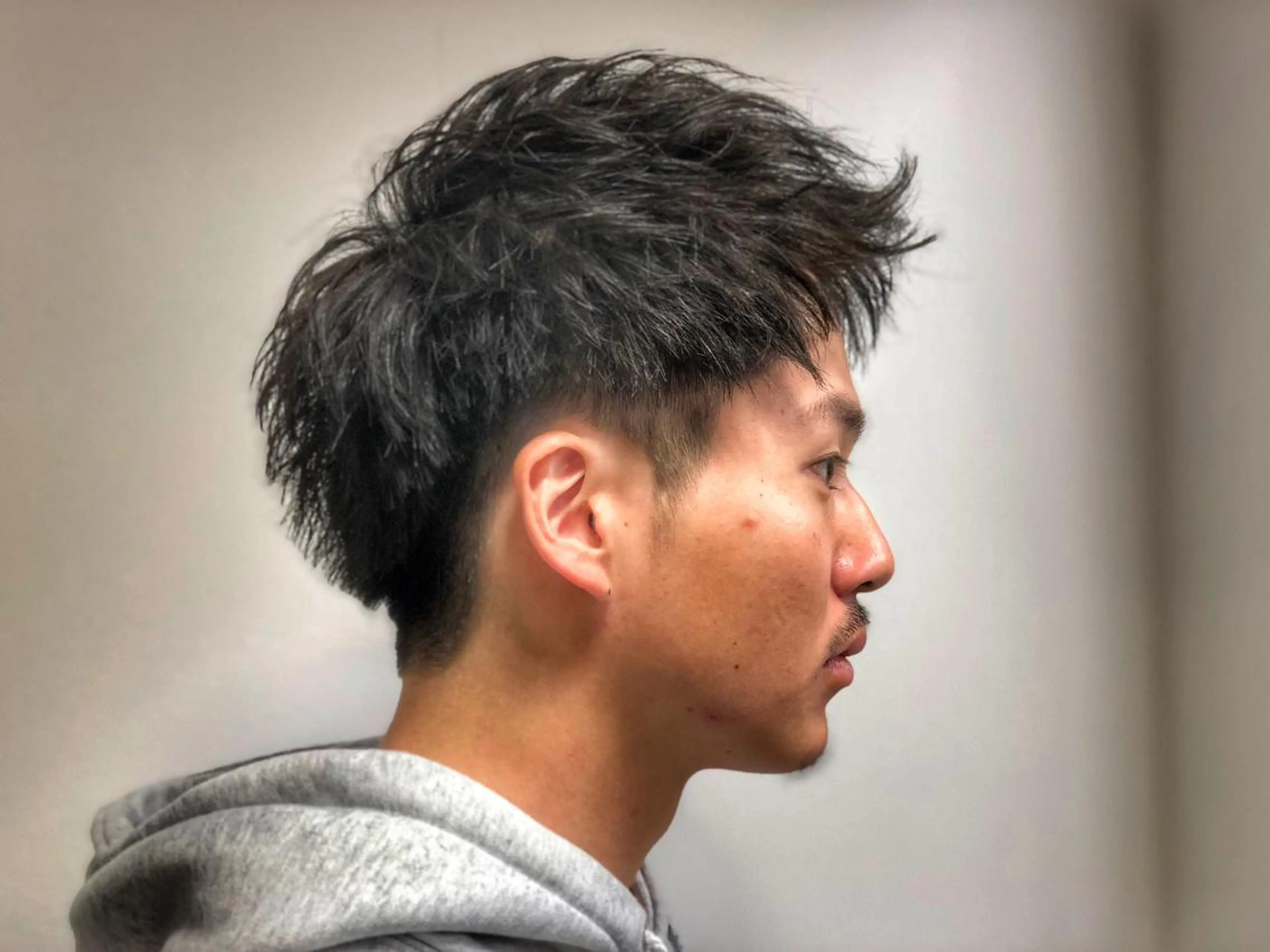 ショート カラー パーマ メンズ 美髪矯正 Rioのヘアスタイル