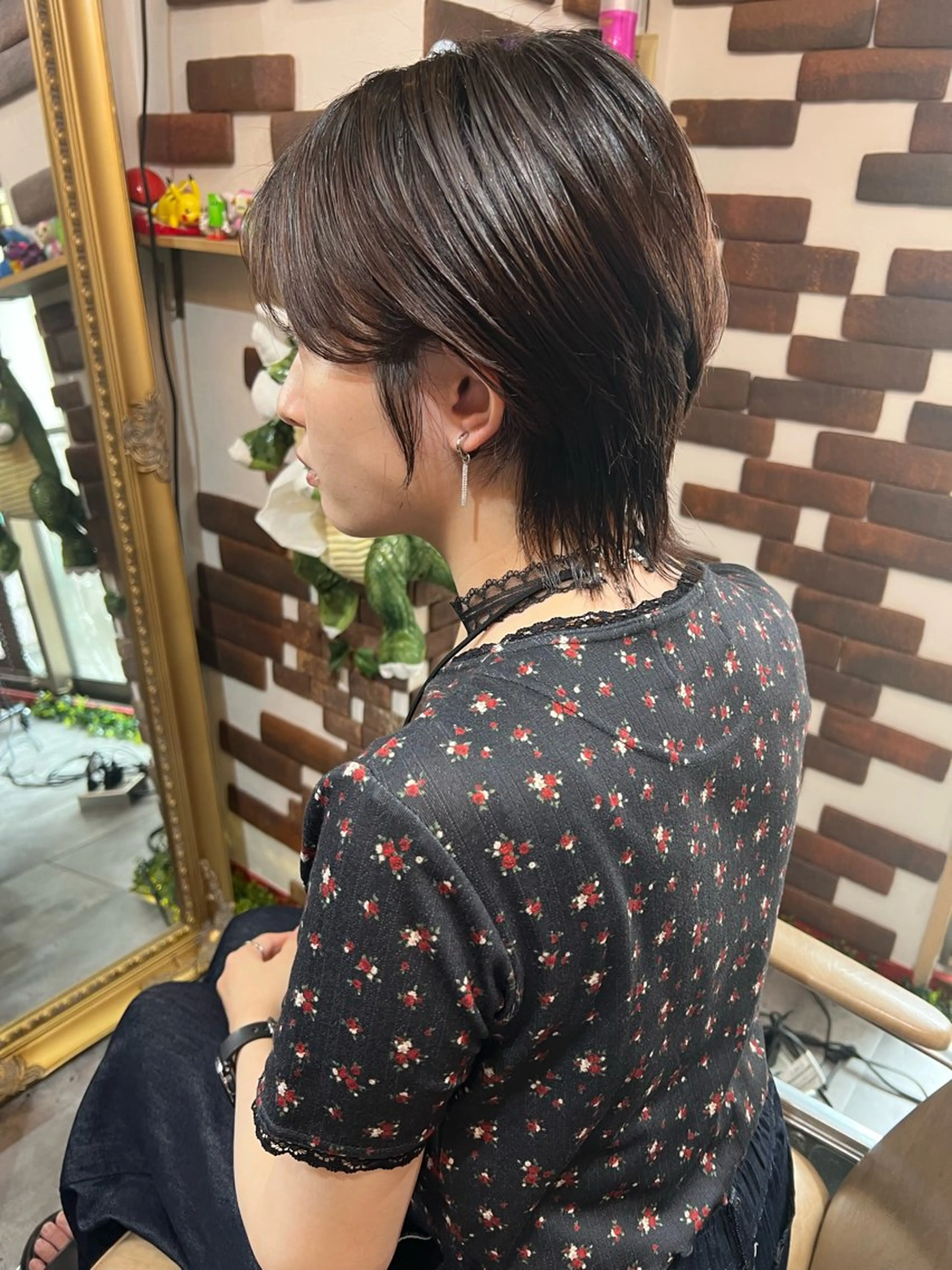 ショート ショートヘア ウルフカット カット ヘアカラー トリートメント カラーパティシエ facce🌼ikoのヘアスタイル