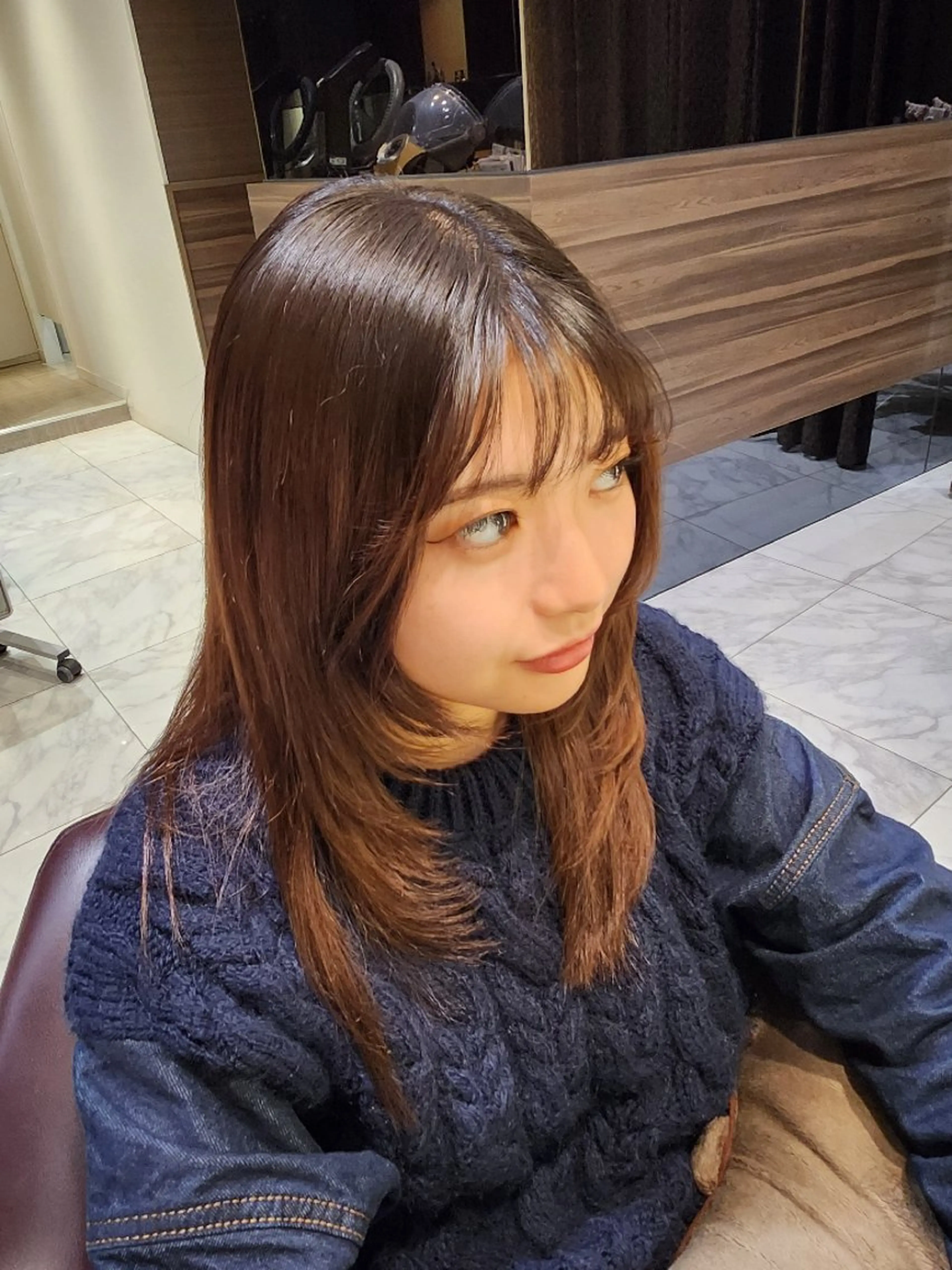 ダメージレスOLAPLEXカラーの写真