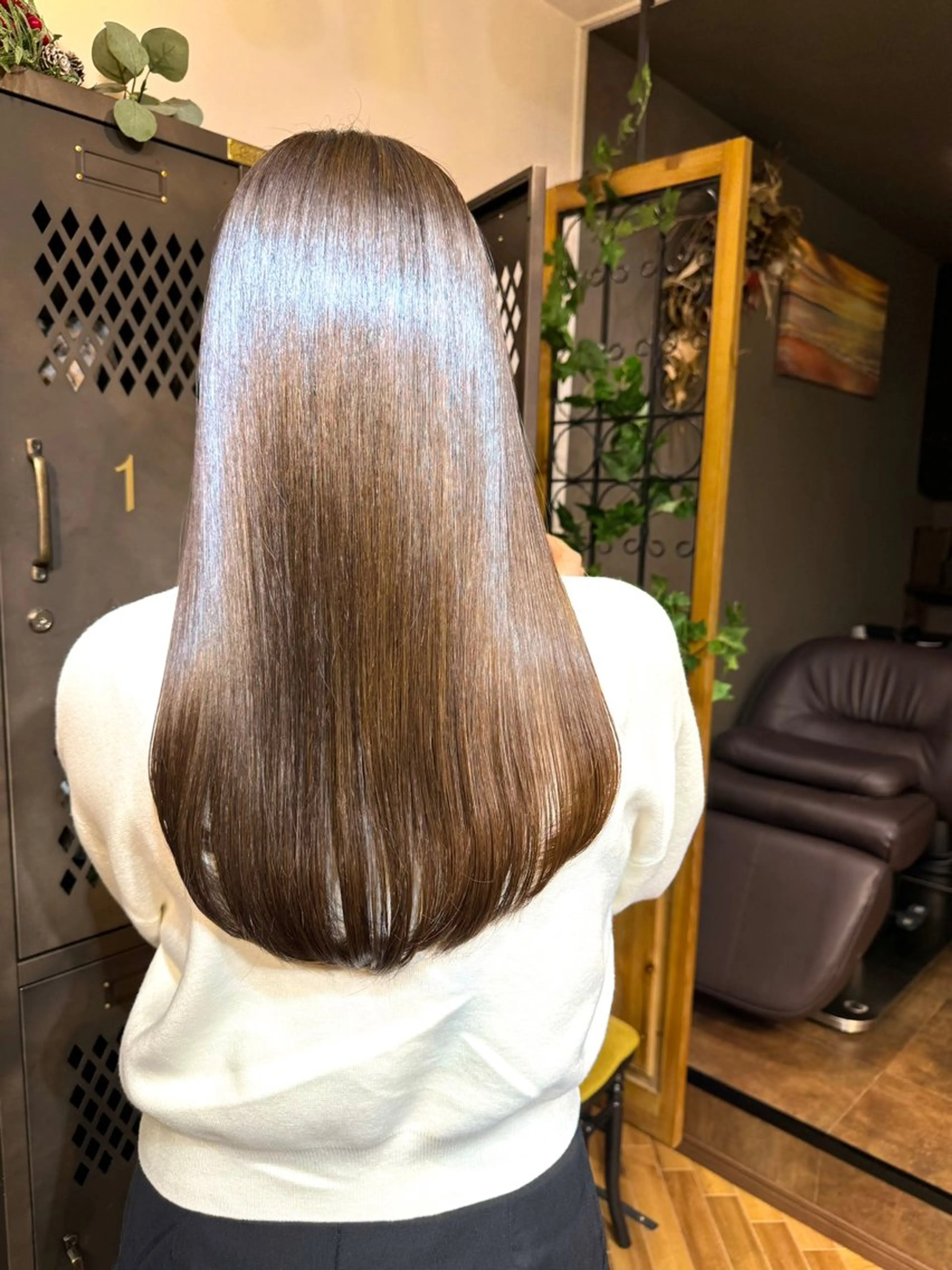 ロング カット 縮毛矯正 トリートメント 伏田 遼馬のヘアスタイル