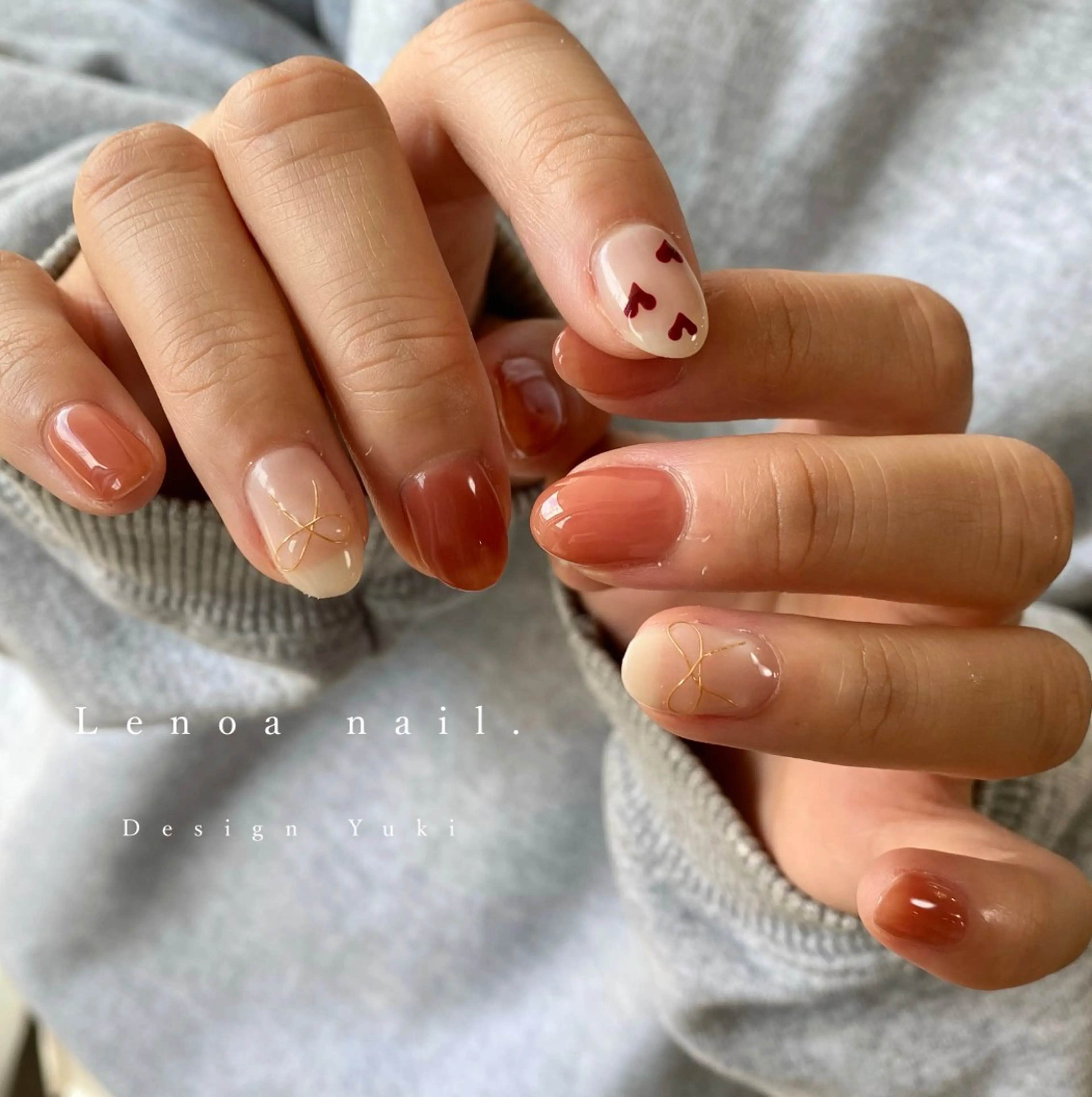 ネイル ハンドネイル Lenoa Yukiのネイルデザイン