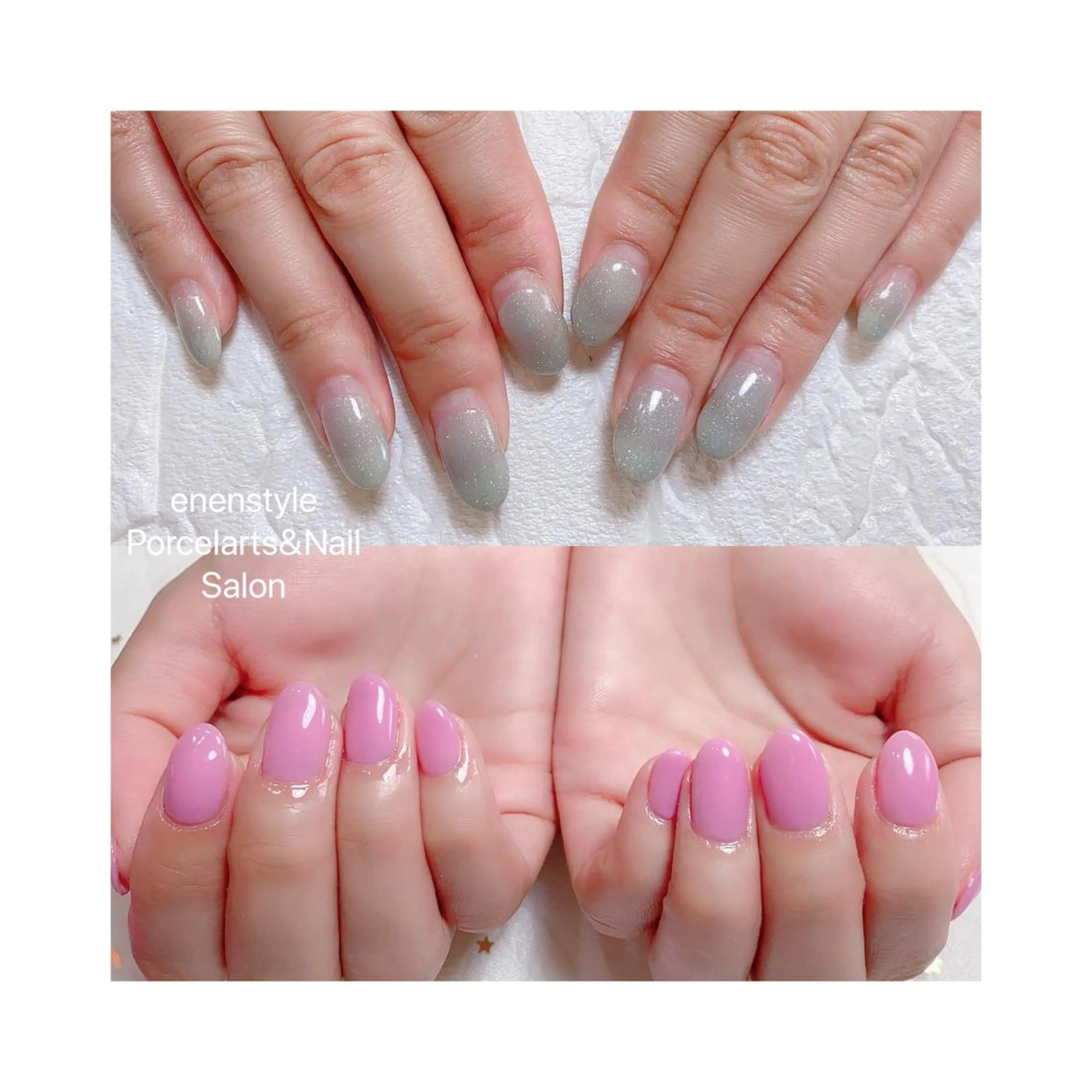 ミディアム ネイル ジェルネイル ニュアンスネイル オフィスネイル ワンカラーネイル パラジェル 👑enen style👑のネイルデザイン
