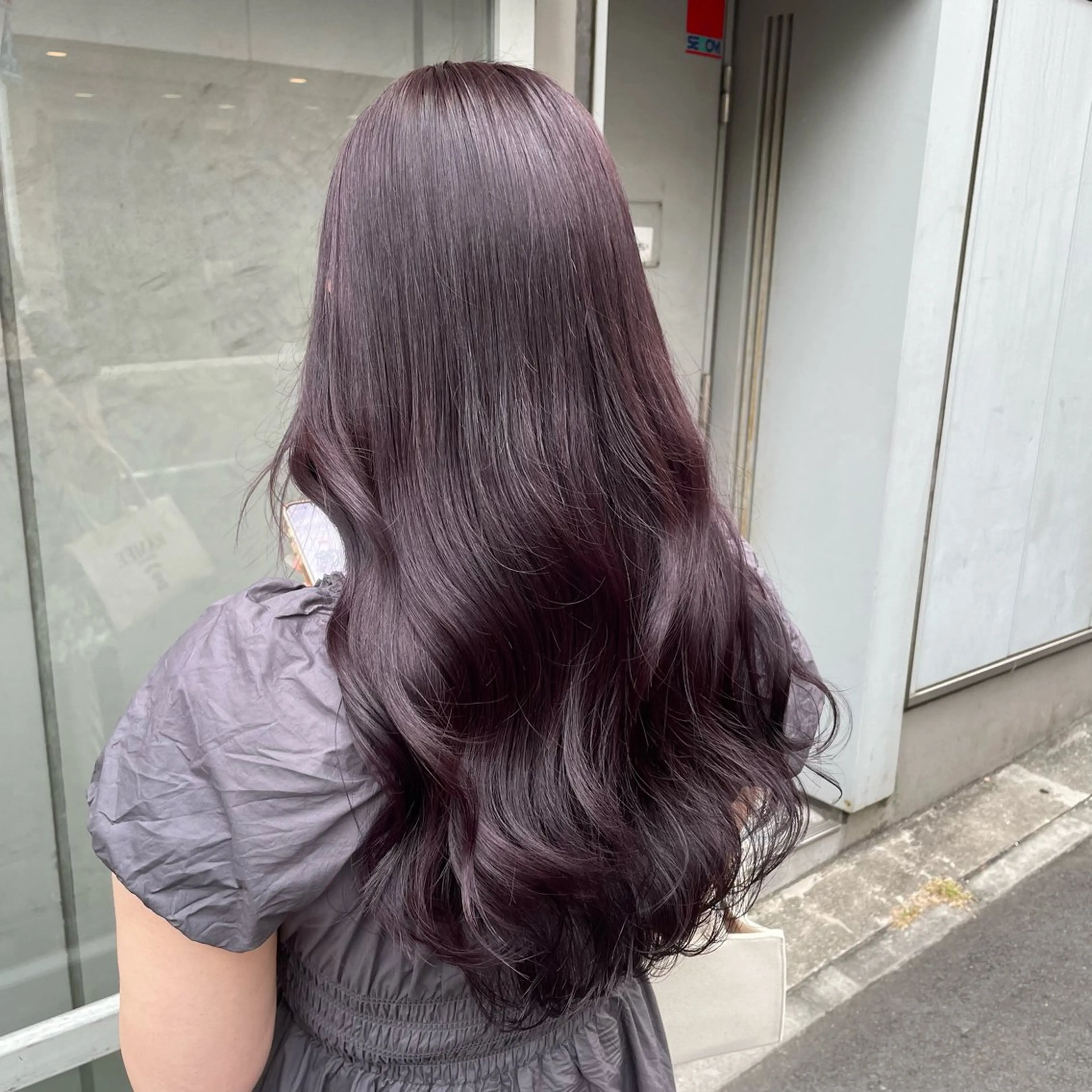 セミロング カラー ヘアカラー 大人っぽ♡上品な暖色 ♡ブリーチなし♡のヘアスタイル