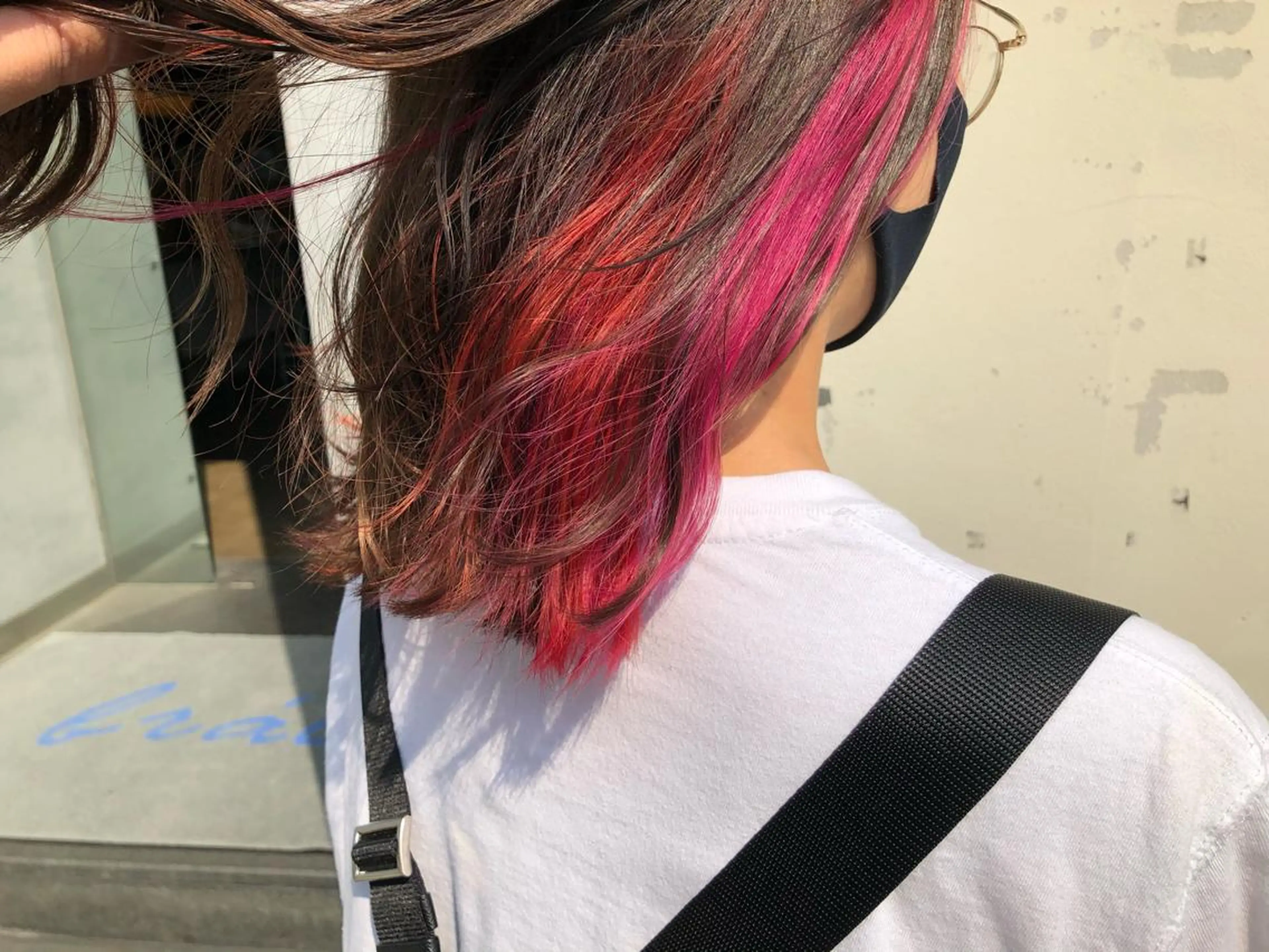 ミディアム メンズ レイヤー ウルフ 弓木啓輔のヘアスタイル