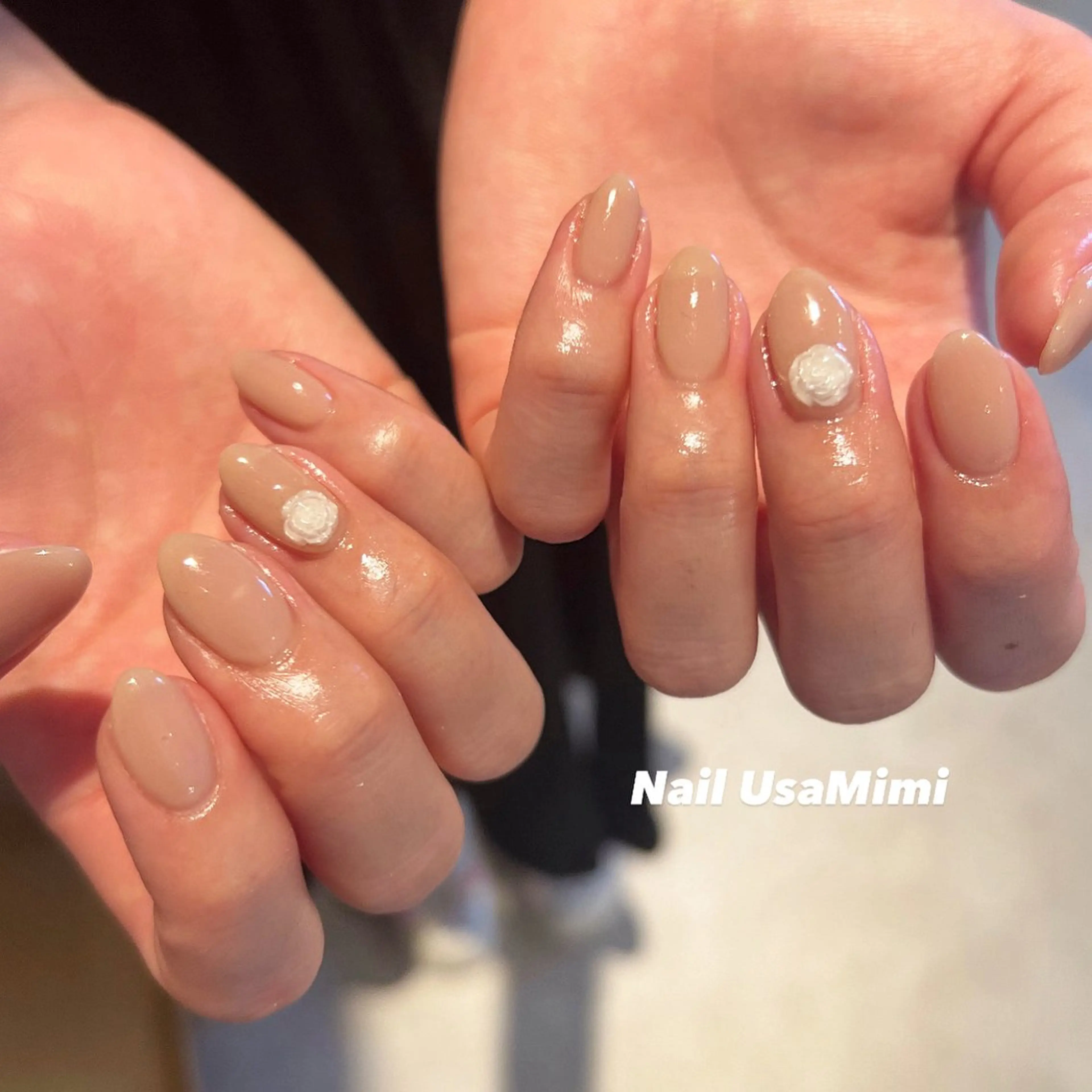 ネイル ジェルネイル マグネットネイル 持ち込み ワンカラーネイル パラジェル ハンドネイル 本町NailUsa Mimi RIKOのネイルデザイン