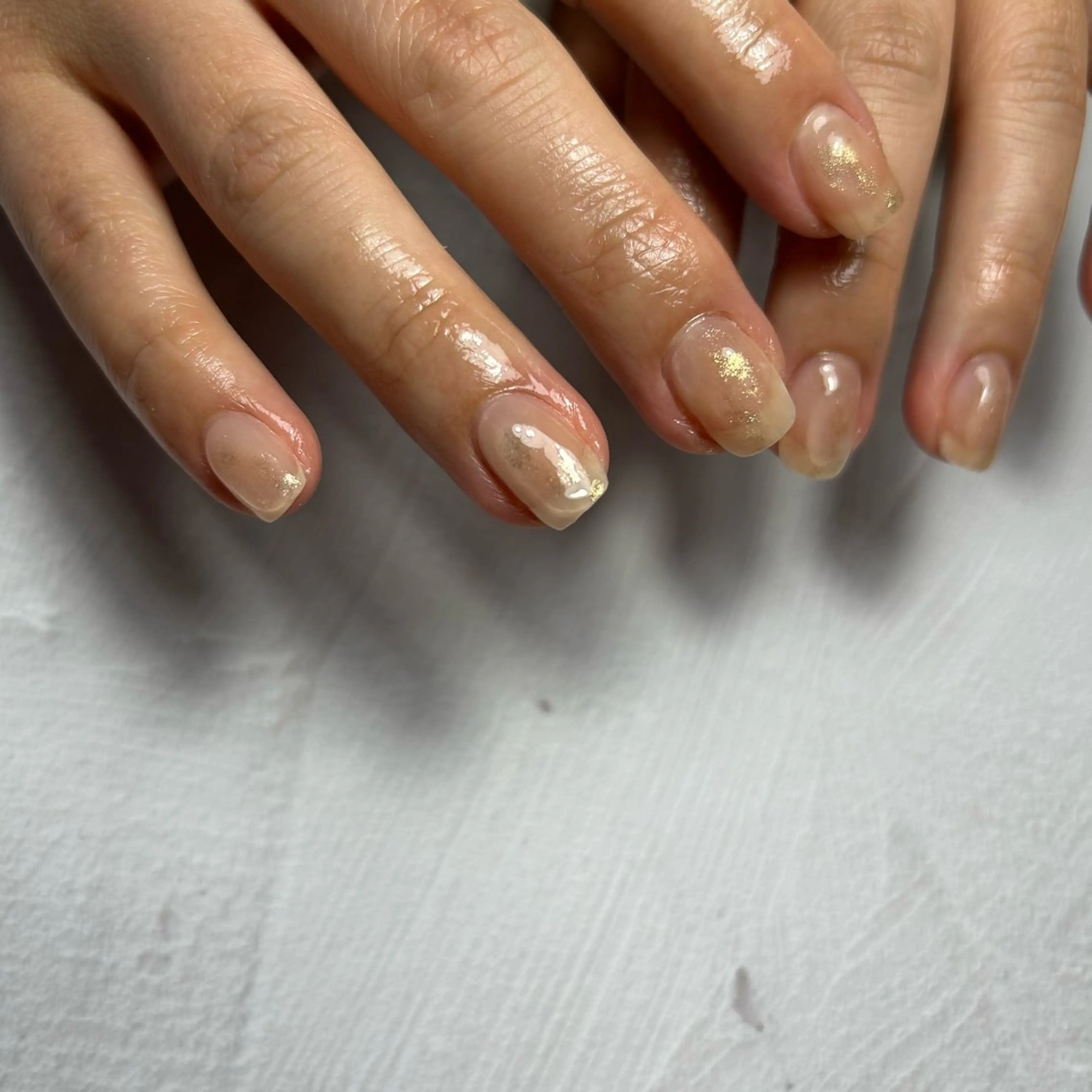 ネイル 春ネイル soa.Aika 自爪育成のネイルデザイン