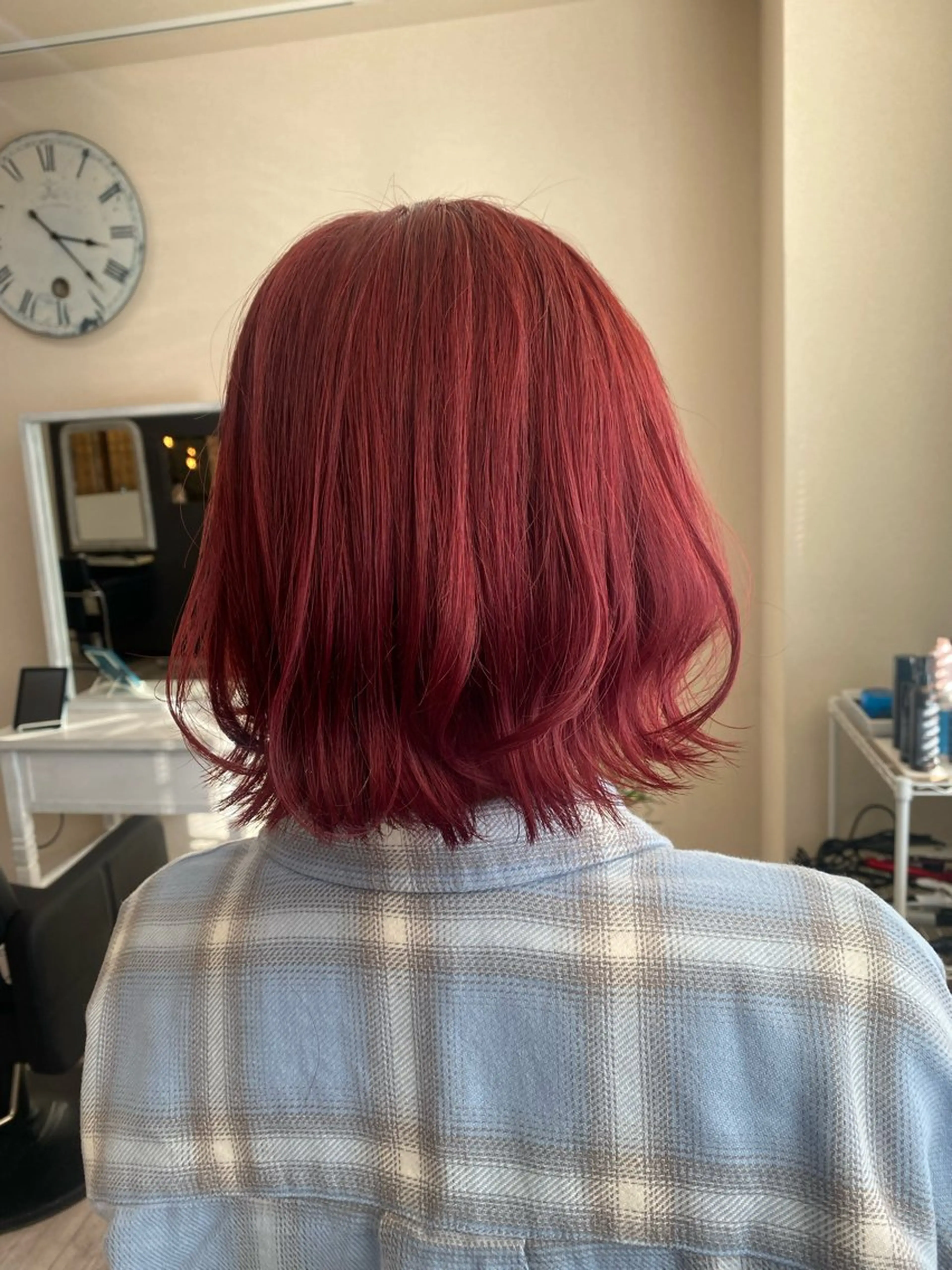 ショート カラー カシス ヘアカラー APPEL所属・APPEL hair /岡山のヘアスタイル