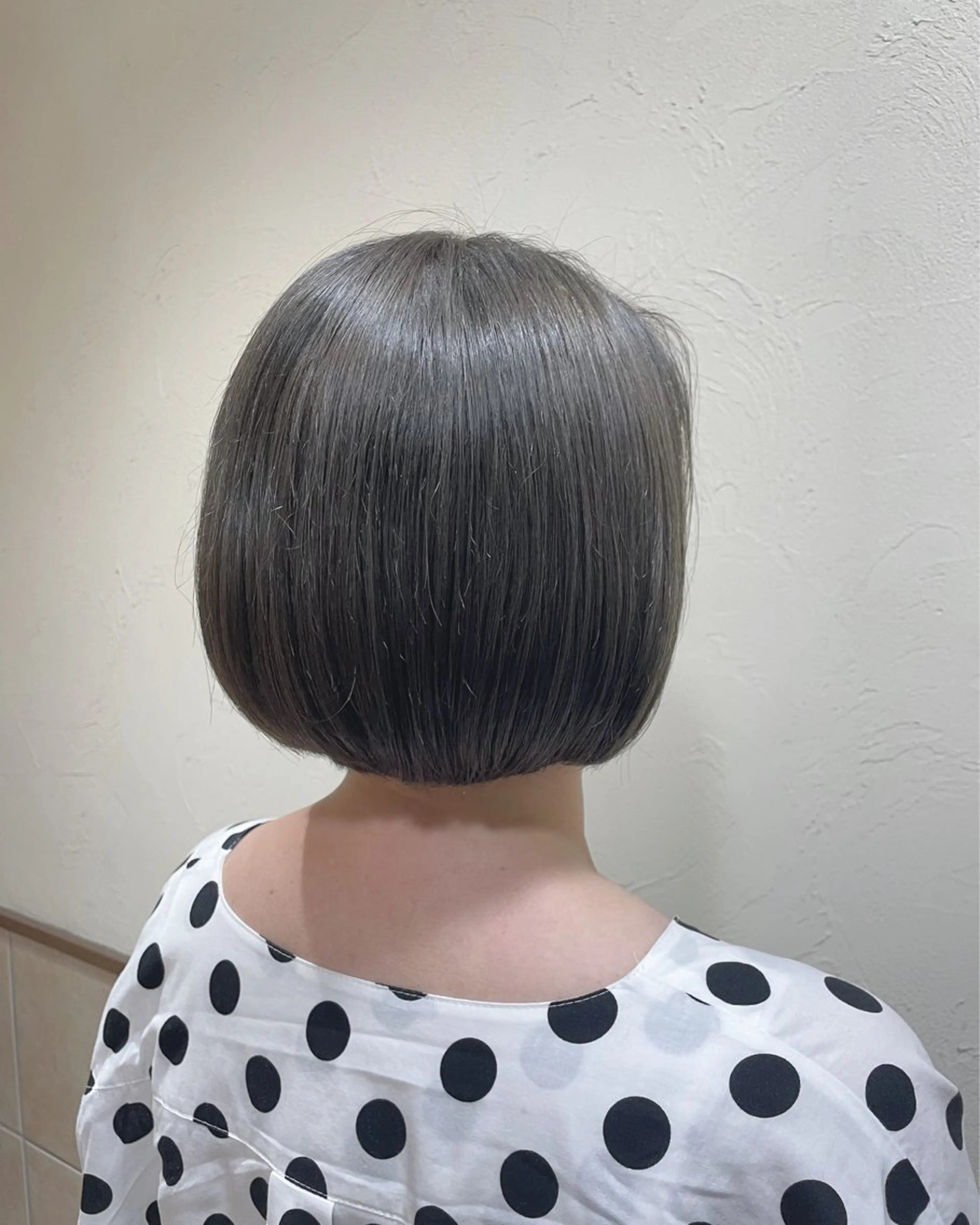 ショート ボブ ショートヘア ヘアカラー トリートメント 藤本 鈴捺のヘアスタイル