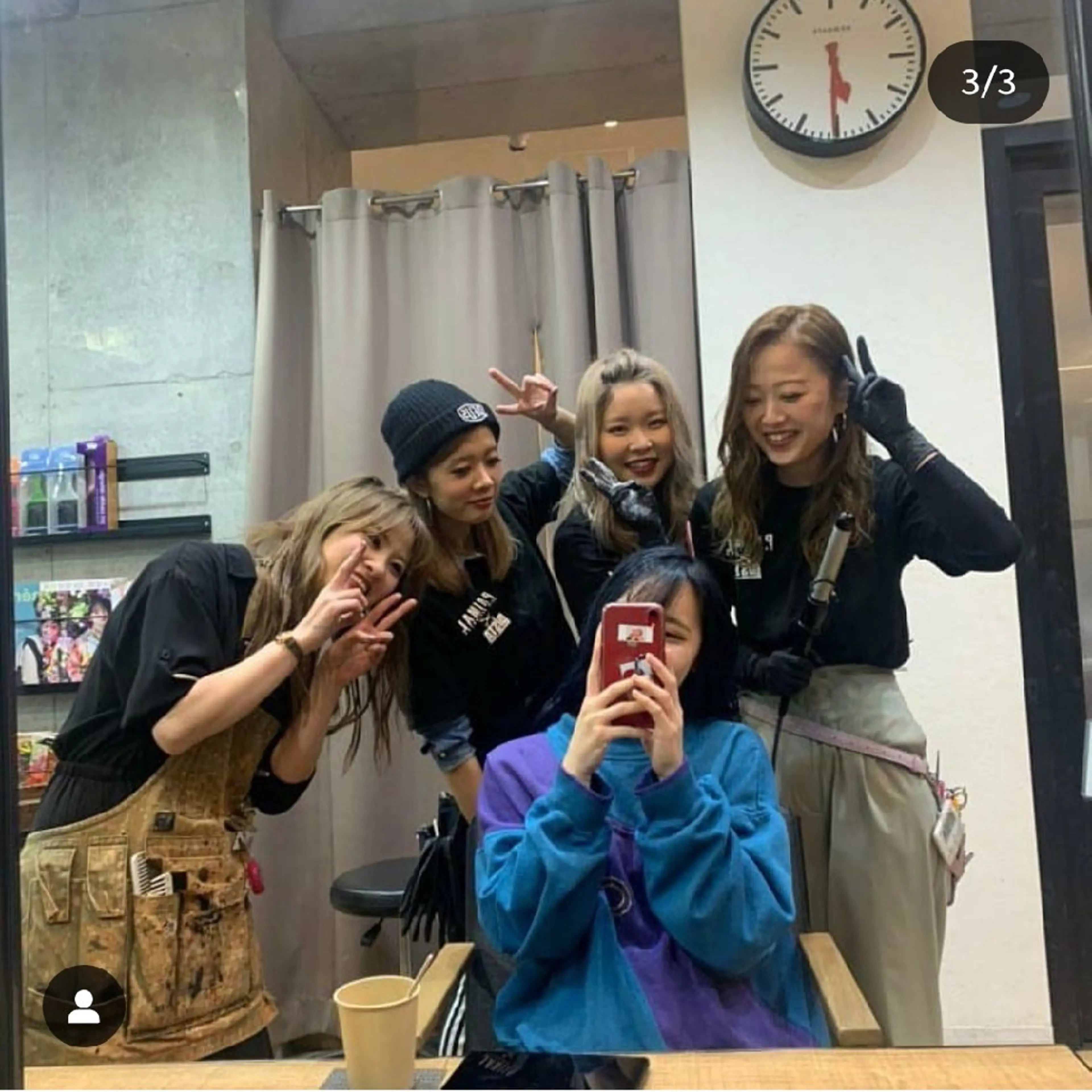 セミロング 谷 結奈のヘアスタイル