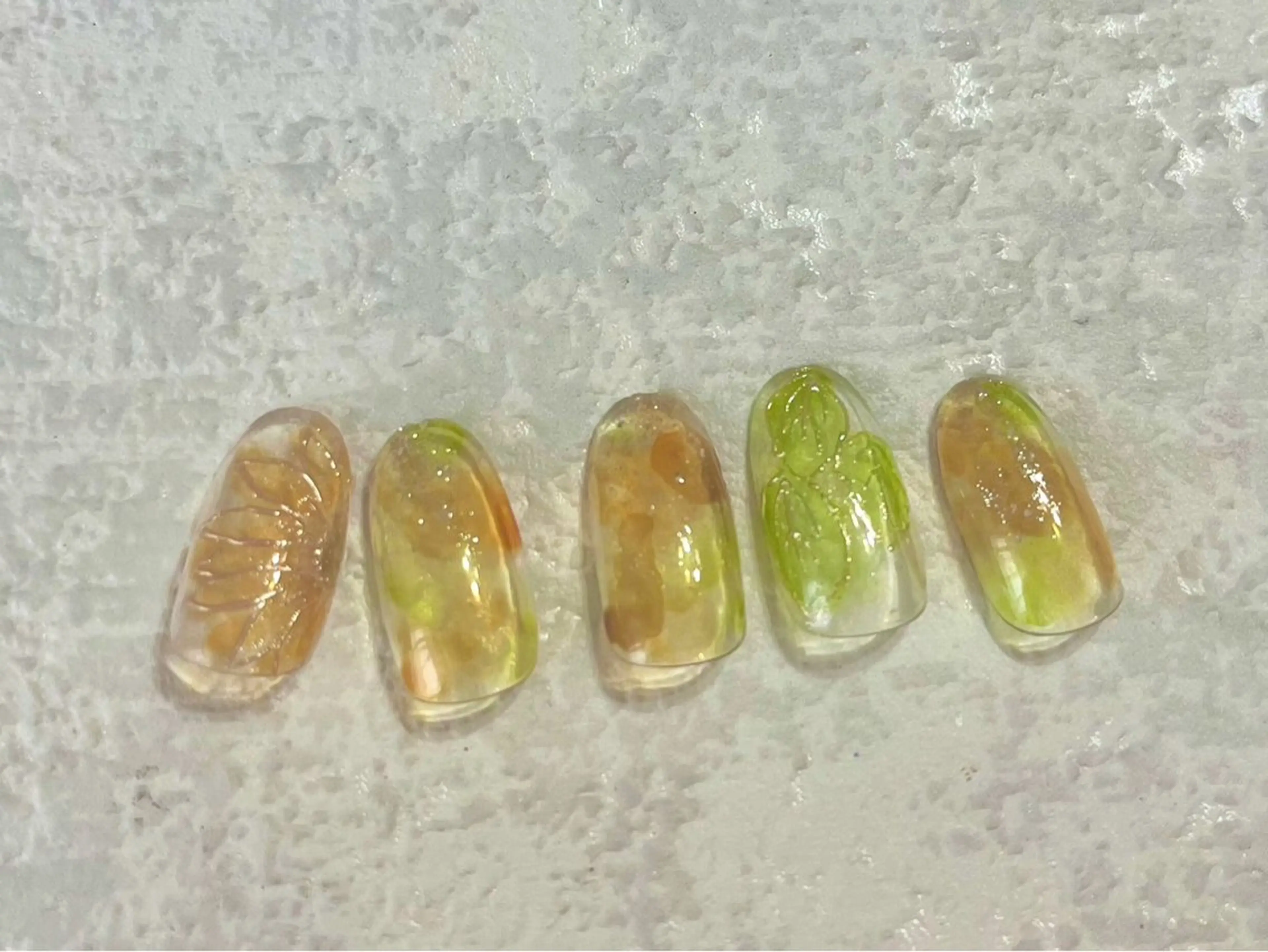 ネイル ジェルネイル キラキラネイル メンズネイル パラジェル 夏ネイル kiki nail たまプラーザのネイルデザイン