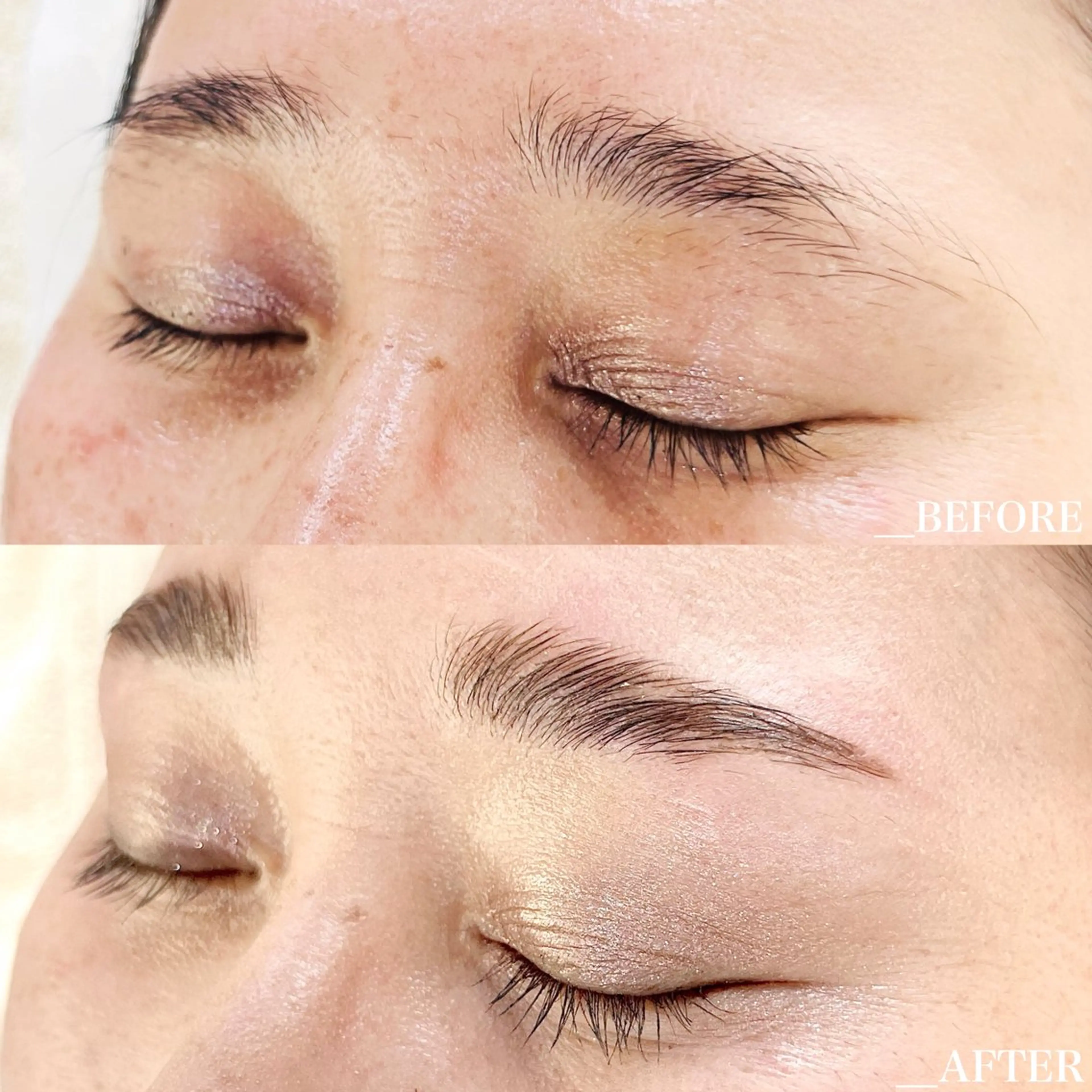 ハリウッドブロウリフト（トレーニングモデル）の写真