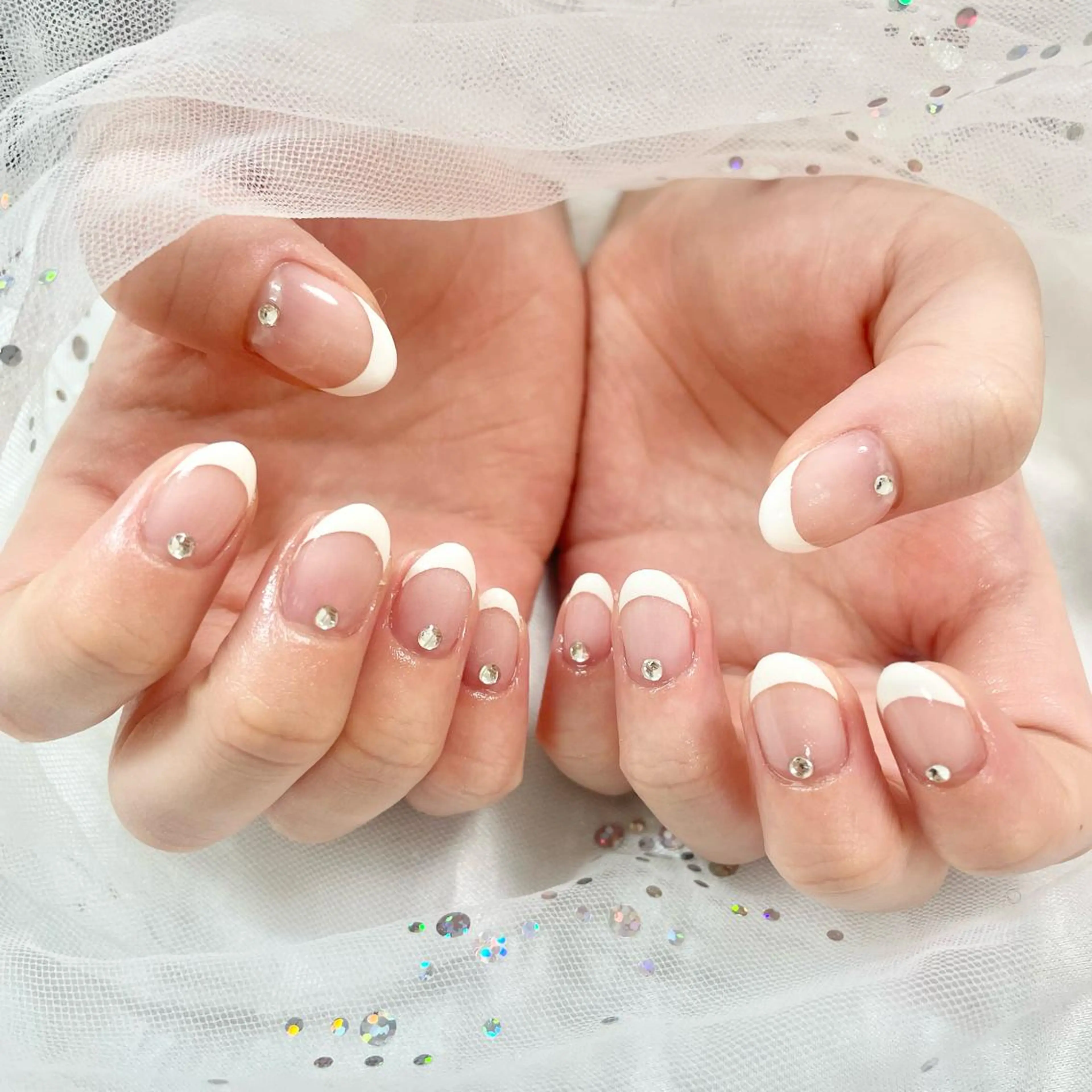 ネイル フレンチネイル シンプルネイル 🎀AYAKO 🎀中韓ネイルのネイルデザイン